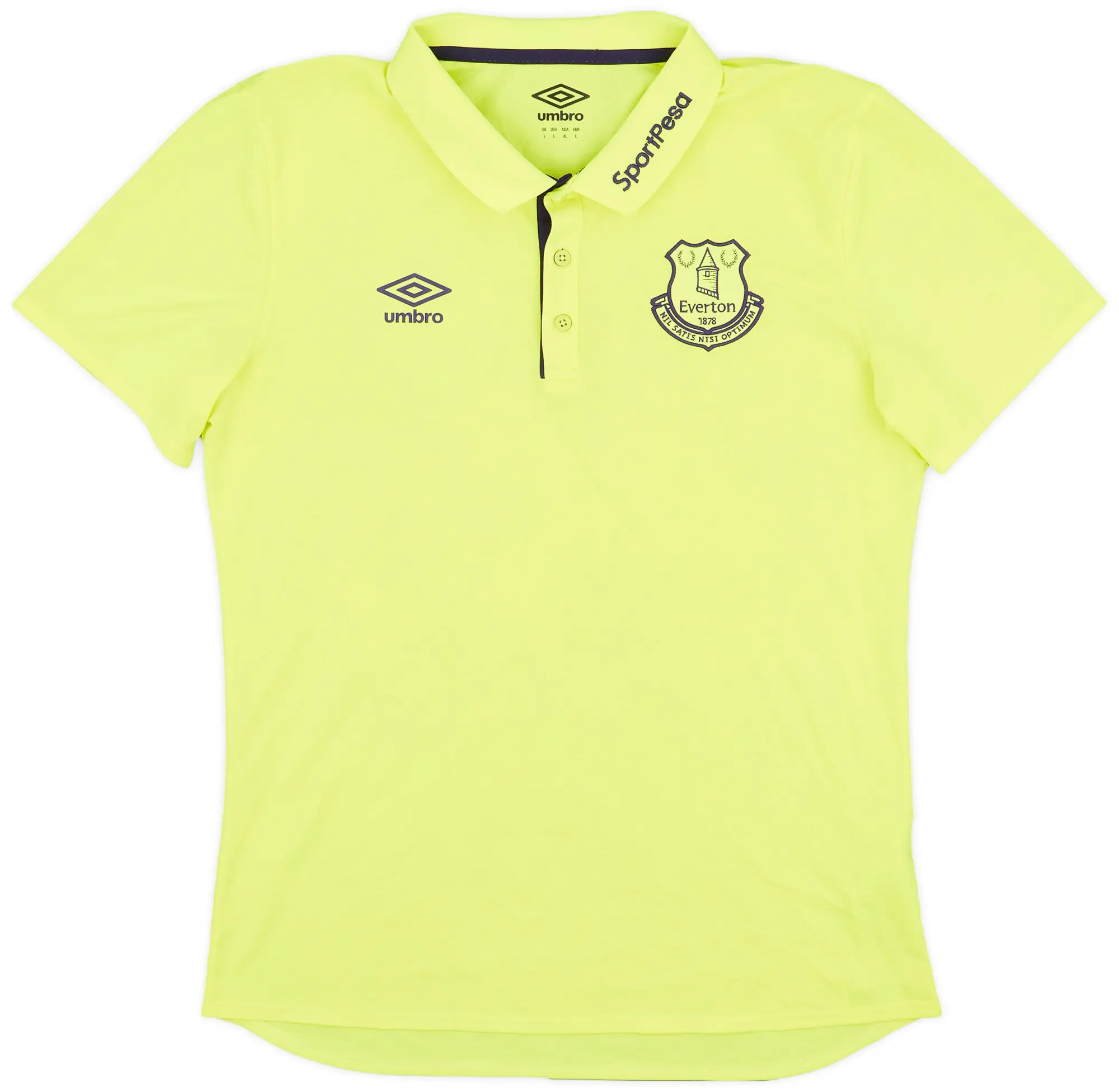 2018-19 Everton Umbro Polo Shirt - 8/10 - (L)