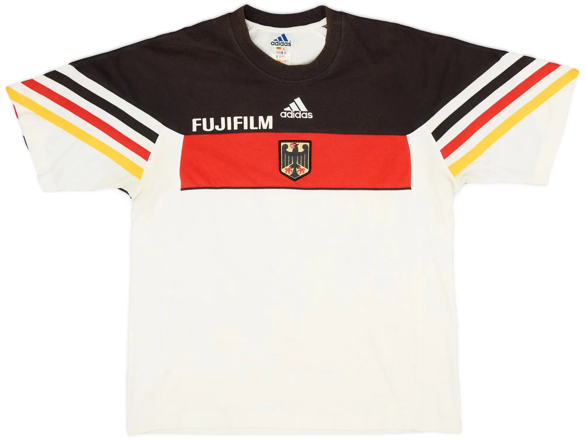 1996-00 Germany Olympics adidas Cotton Tee - 8/10 - (M/L)