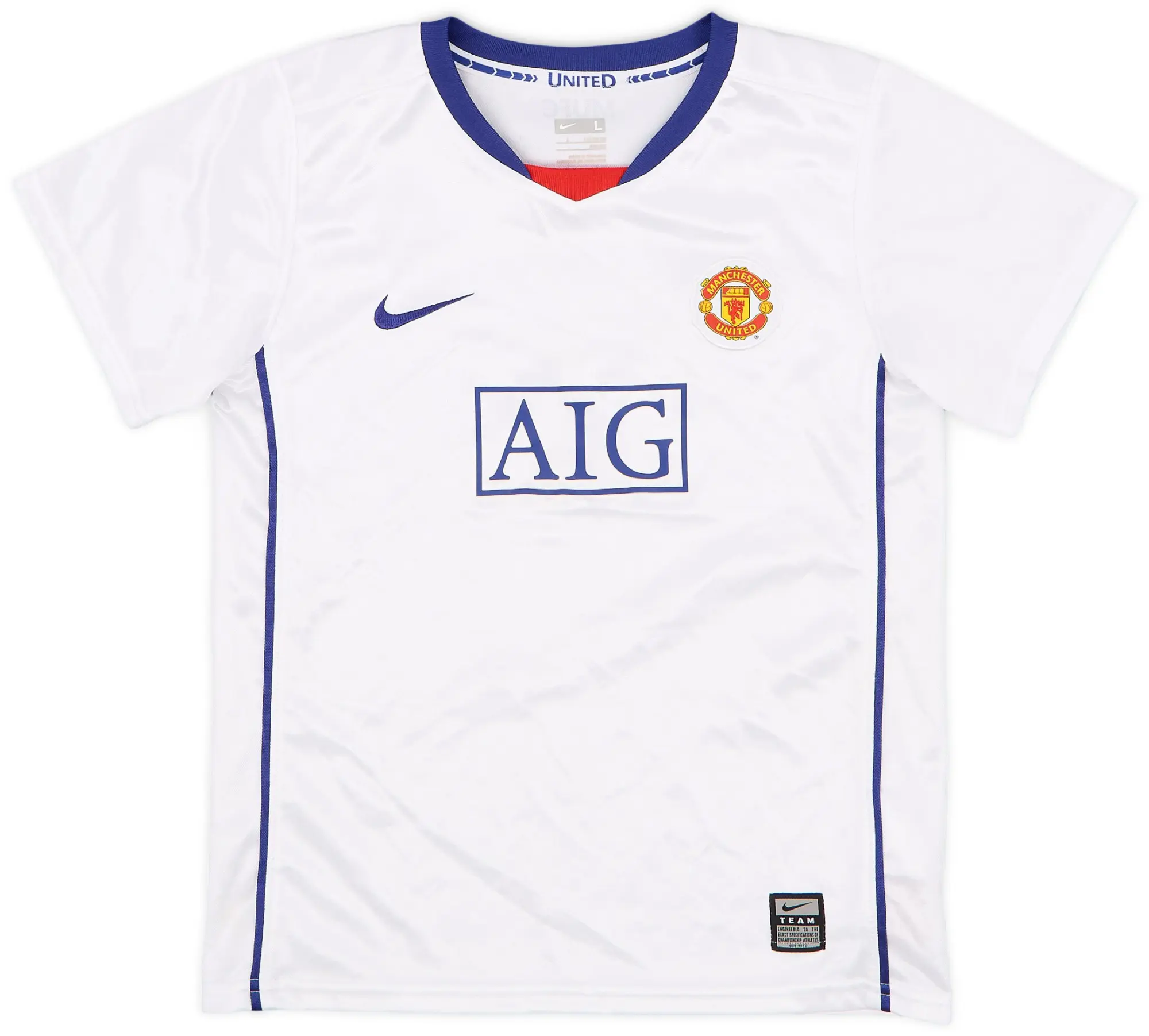 Nike 2008-10 Manchester United Away Shirt - 7/10 - (XL.Boys)