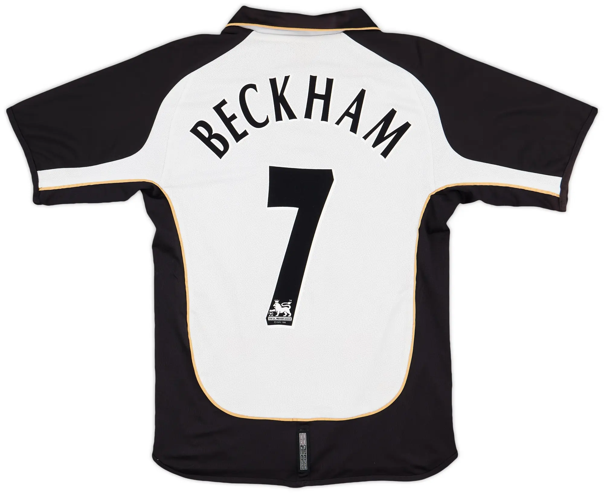 Umbro 2001-02 Manchester United Centenary Away/Third Shirt Beckham #7 - 6/10 - (S)