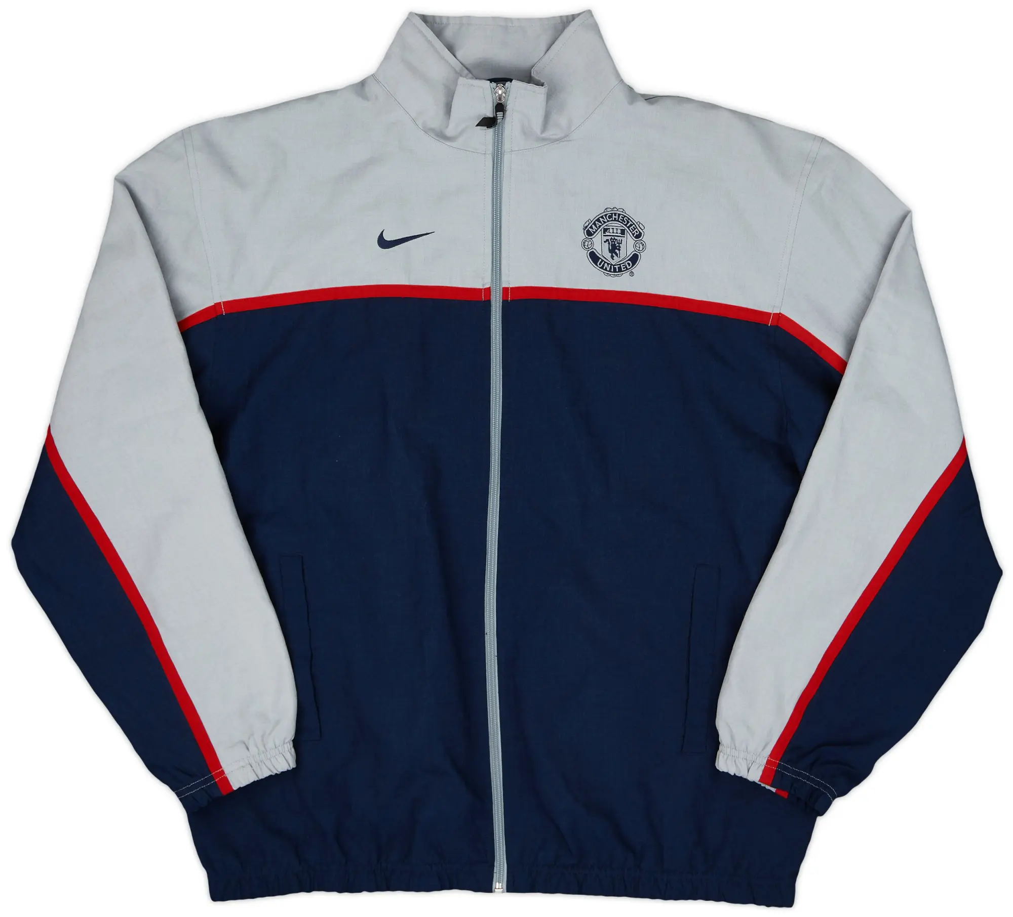 2003-04 Manchester United Nike Track Jacket - 7/10 - (XL)