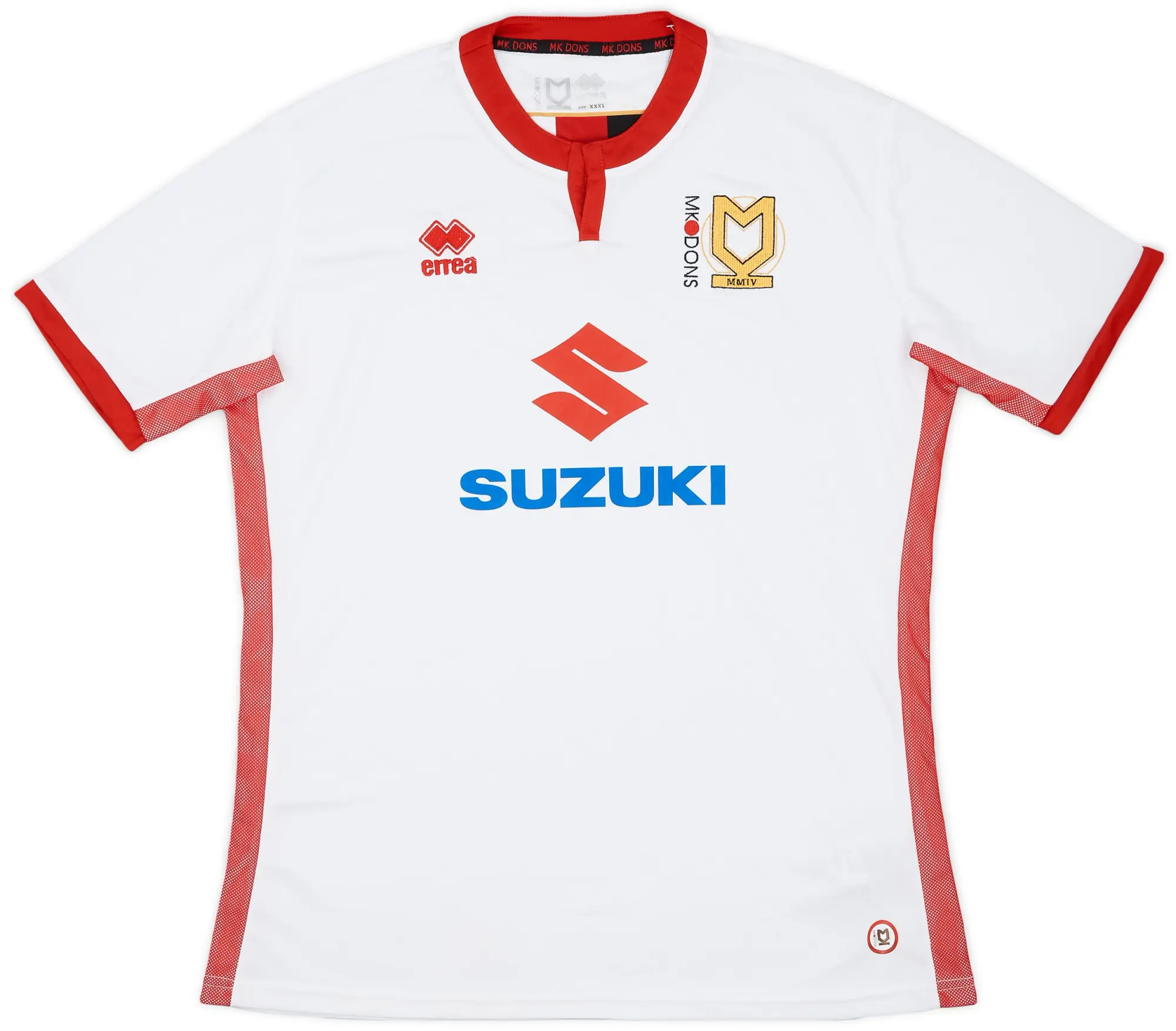 Errea 2017-18 MK Dons Home Shirt - 8/10 - (3XL)