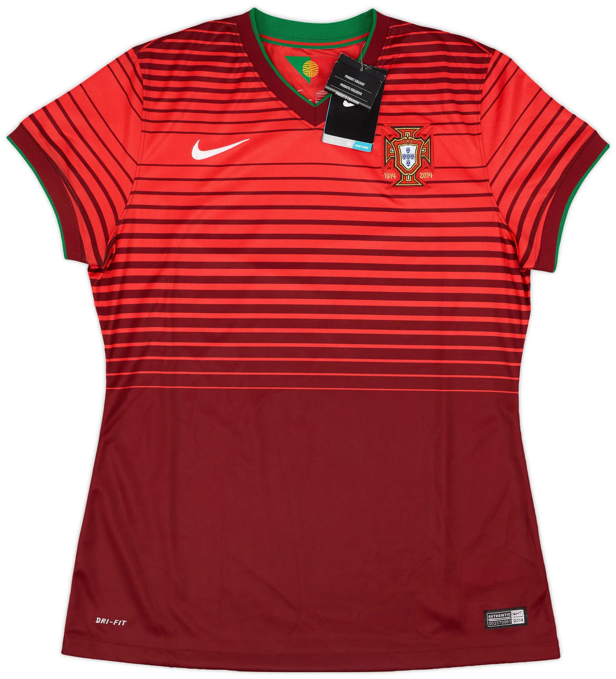 Nike Portugal Womens SS Home Shirt 2014