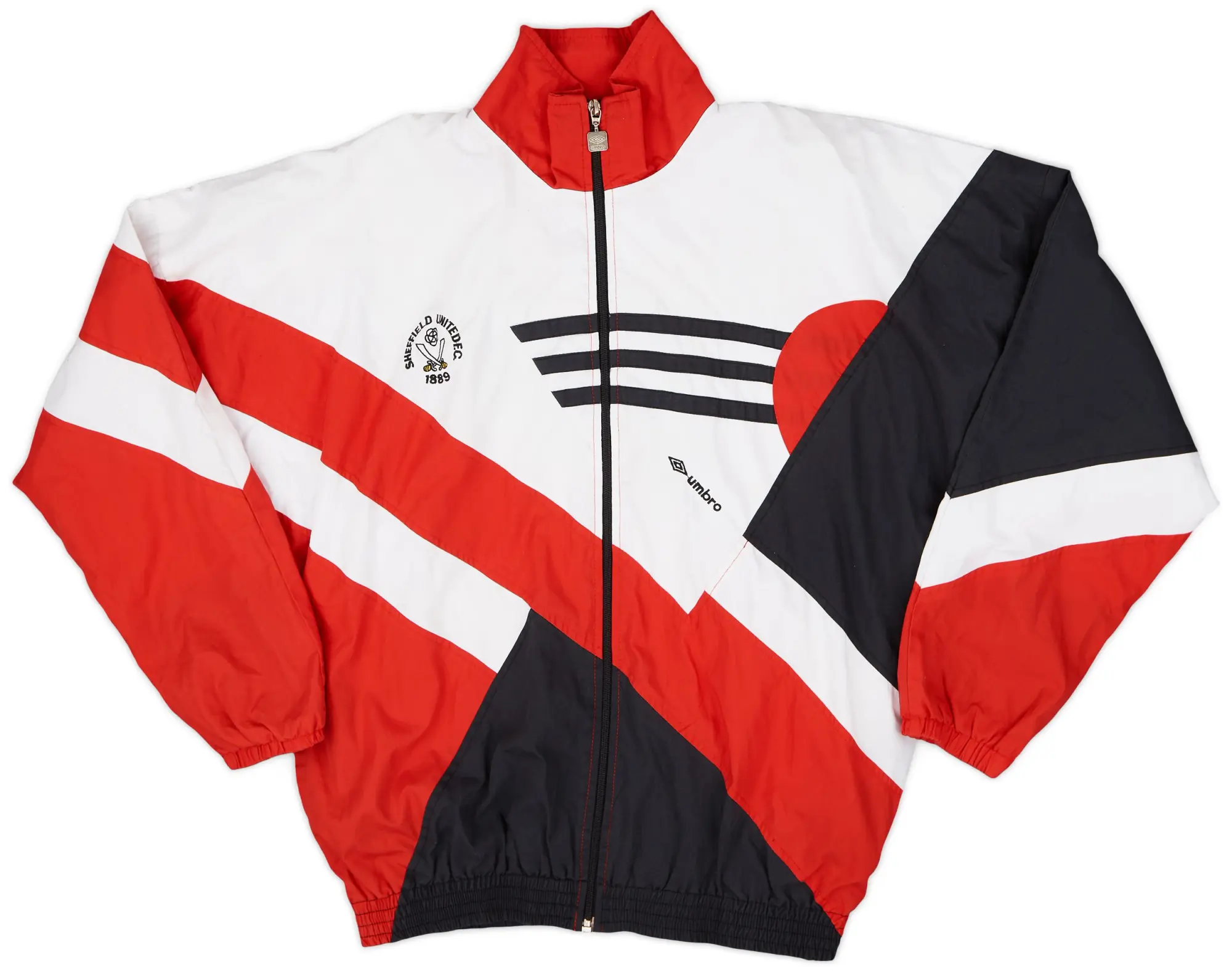 1990-92 Sheffield United Umbro Track Jacket - 8/10 - (XS)