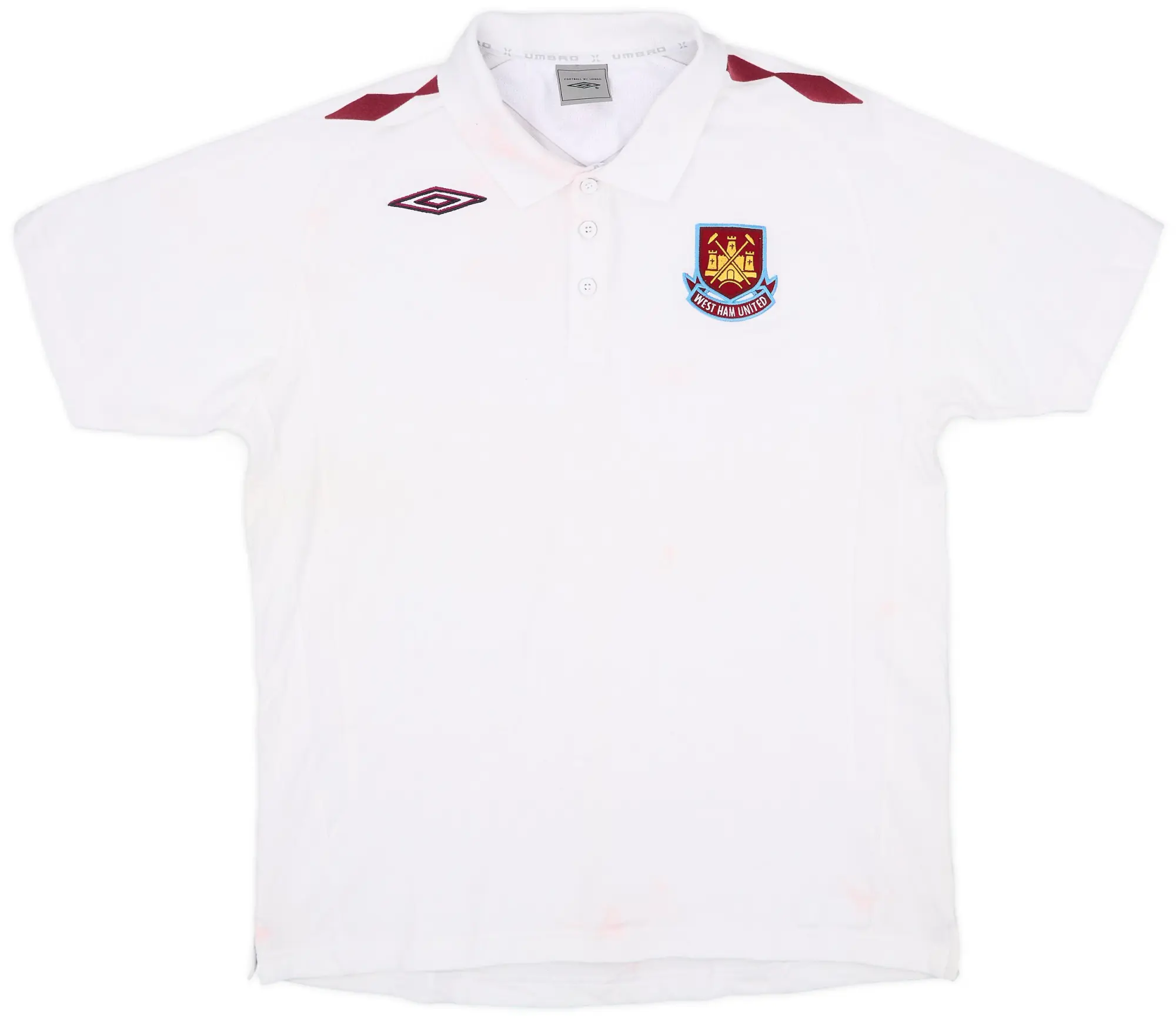 2008-09 West Ham Umbro Polo Shirt - 4/10 - (XL)