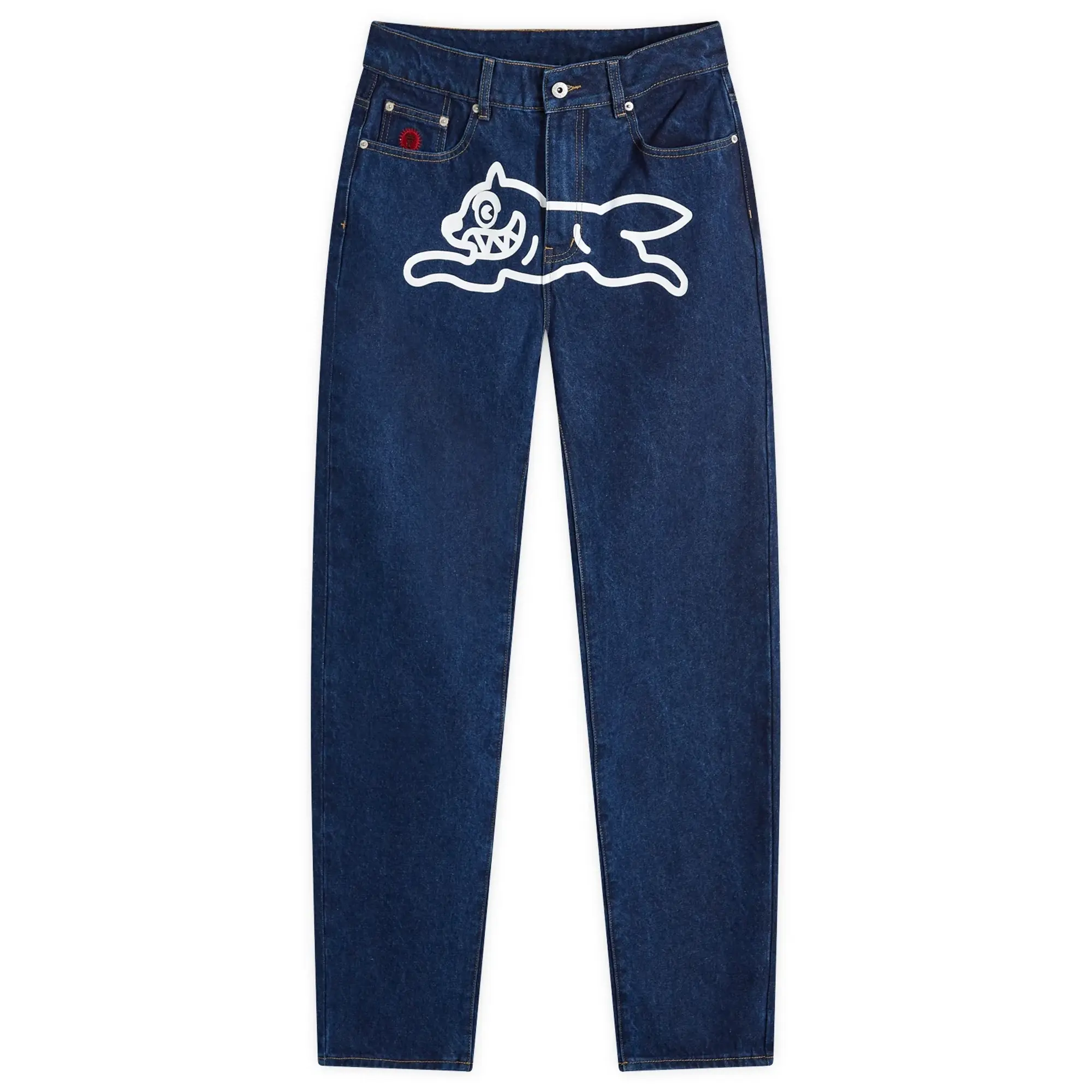 ICECREAM Men's Running Dog Denim Pant Indigo