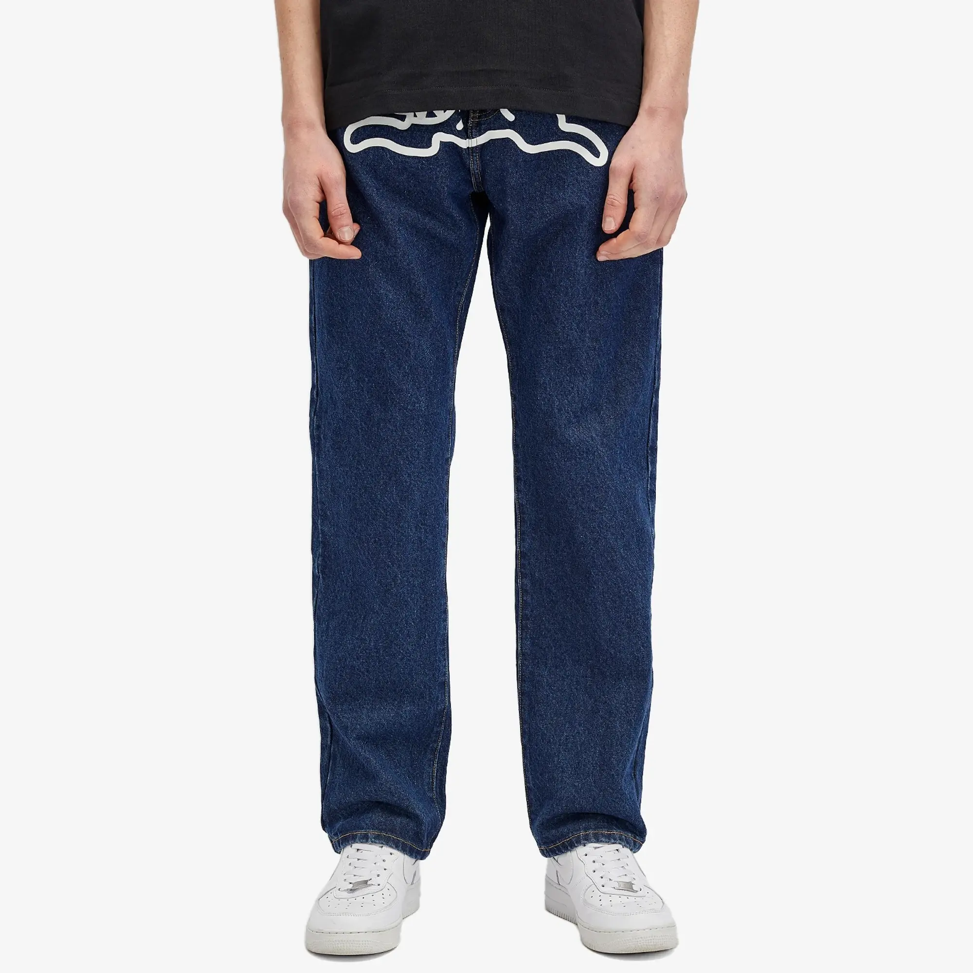 ICECREAM Men's Running Dog Denim Pant Indigo