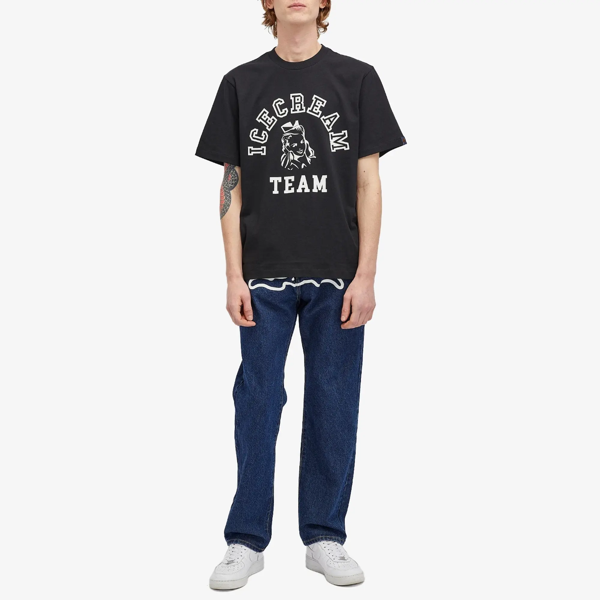 ICECREAM Men's Running Dog Denim Pant Indigo