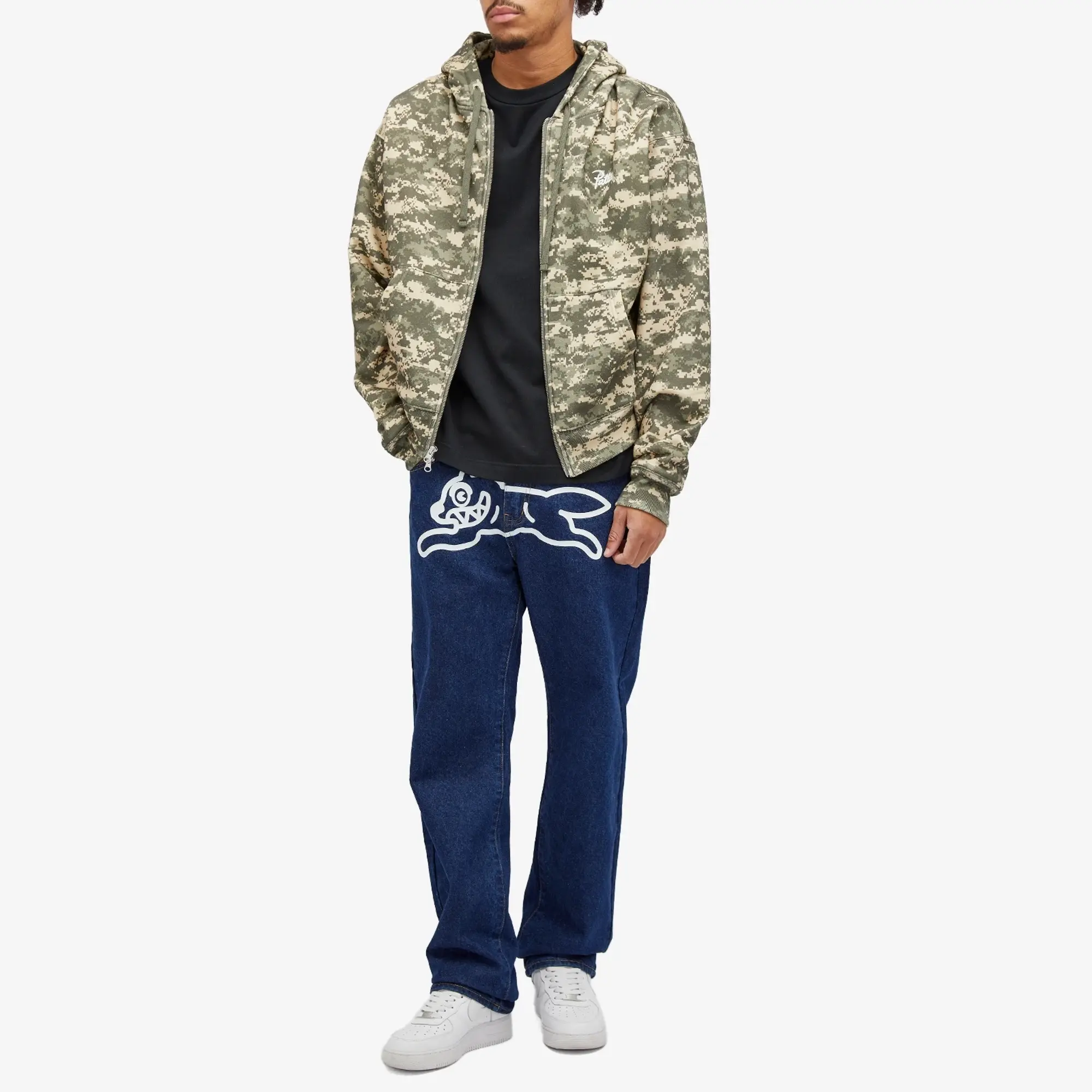 ICECREAM Men's Running Dog Denim Pant Indigo