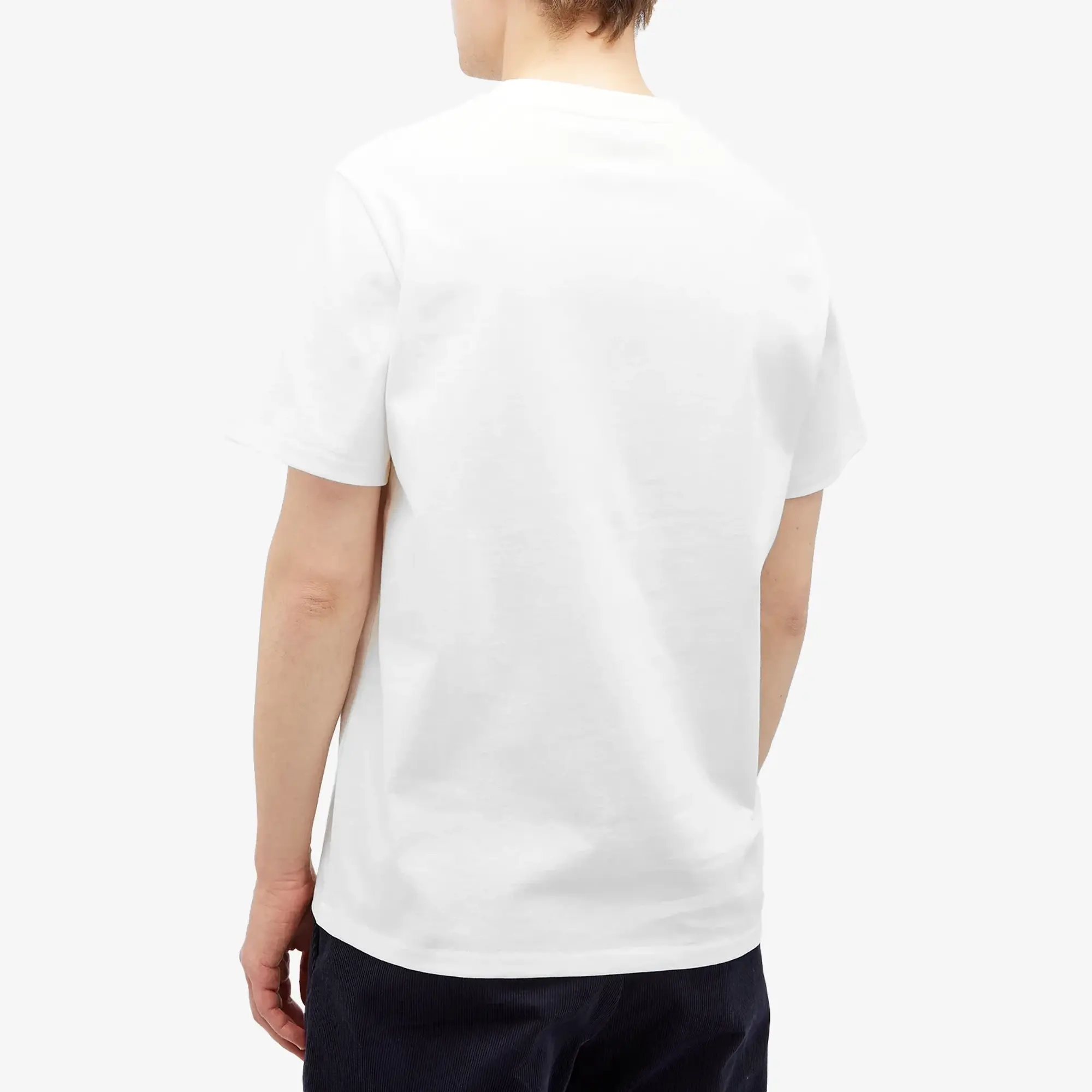A.P.C. Men's Label Print T-Shirt White