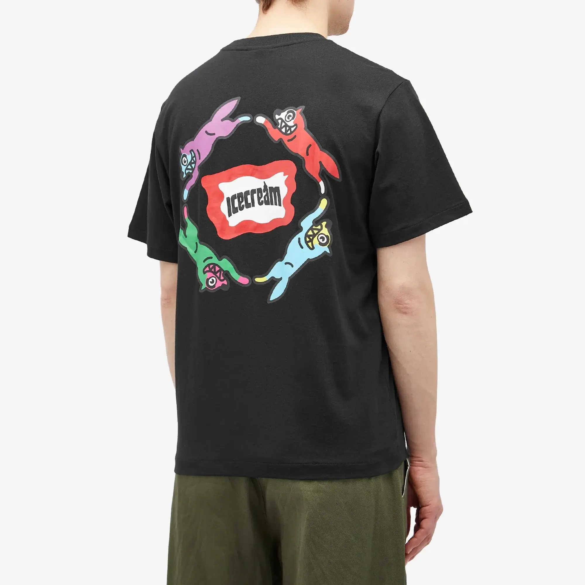 ICECREAM Roundabout T-Shirt, Black