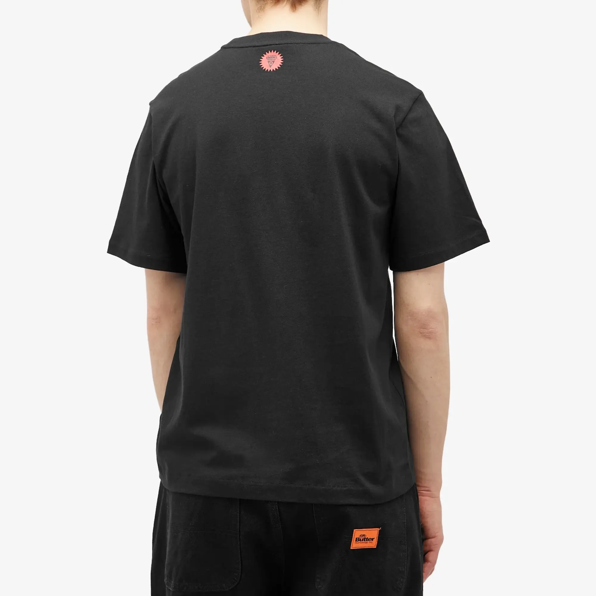 ICECREAM Men's Running Puppy T-Shirt Black