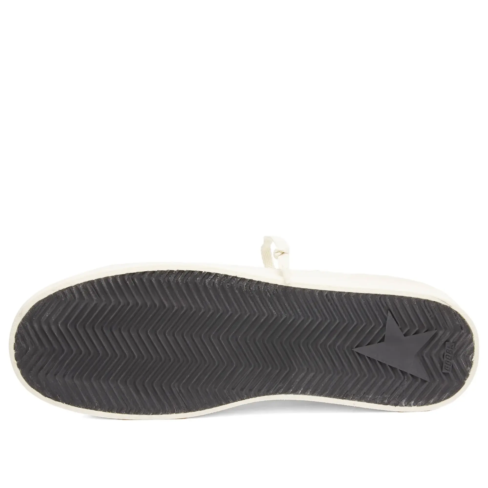 Golden Goose Men's Stardan Leather and Suede Sneaker White/Grey/Silver