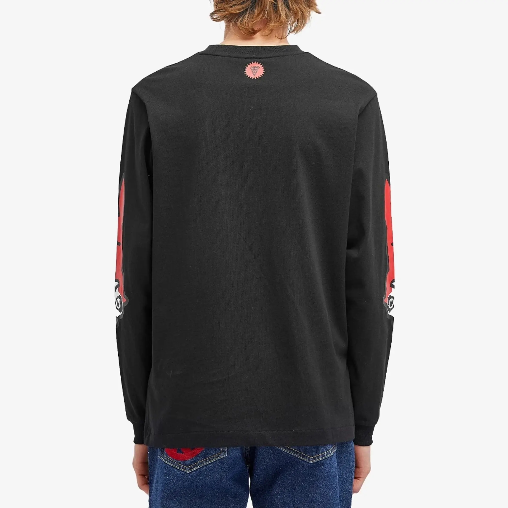 ICECREAM Men's Running Dog L/S T-Shirt Black