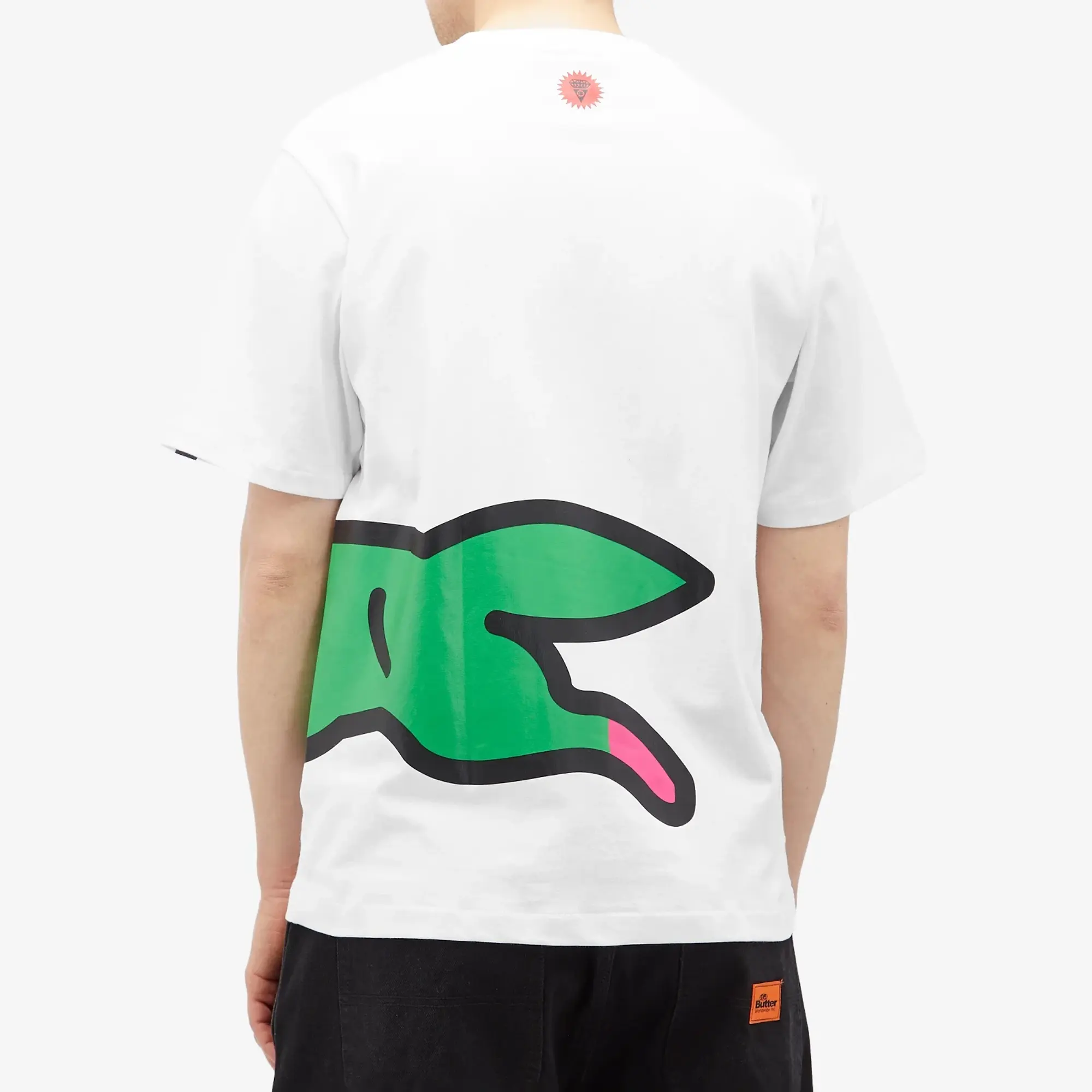 ICECREAM Jumbo Running Dog T-Shirt, White
