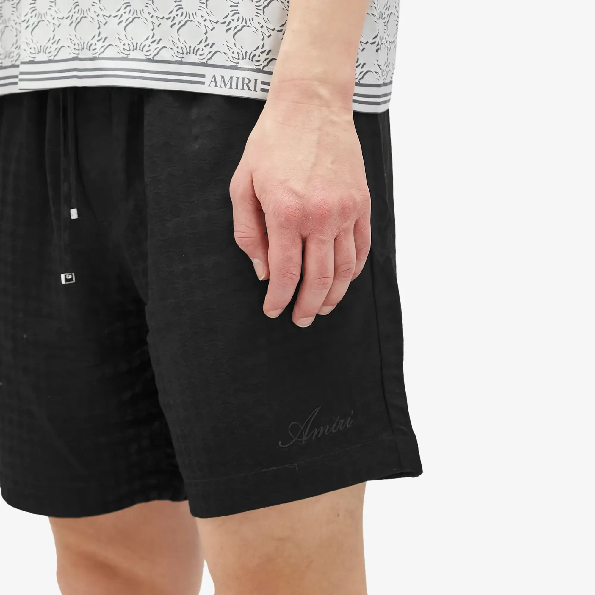 AMIRI Men's MA Quad Jacquard Shorts Black