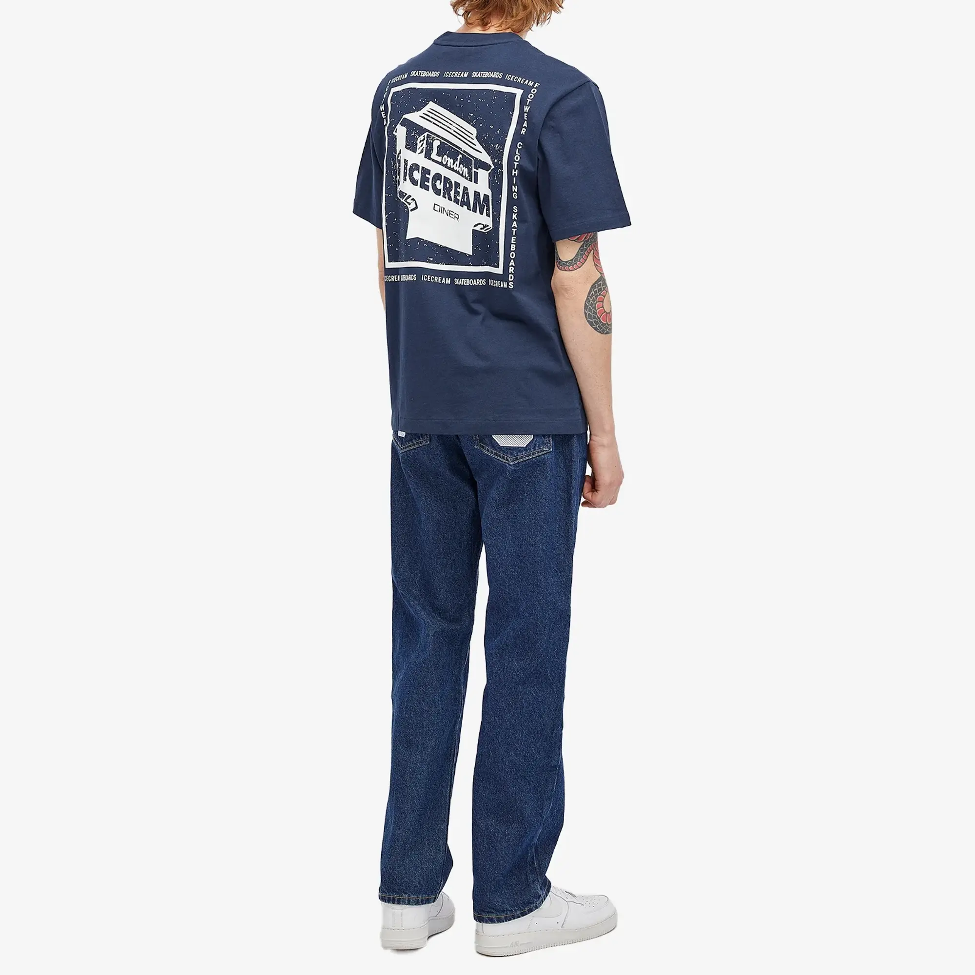 ICECREAM Men's ICECREAM Men's World Tour T-Shirt Navy