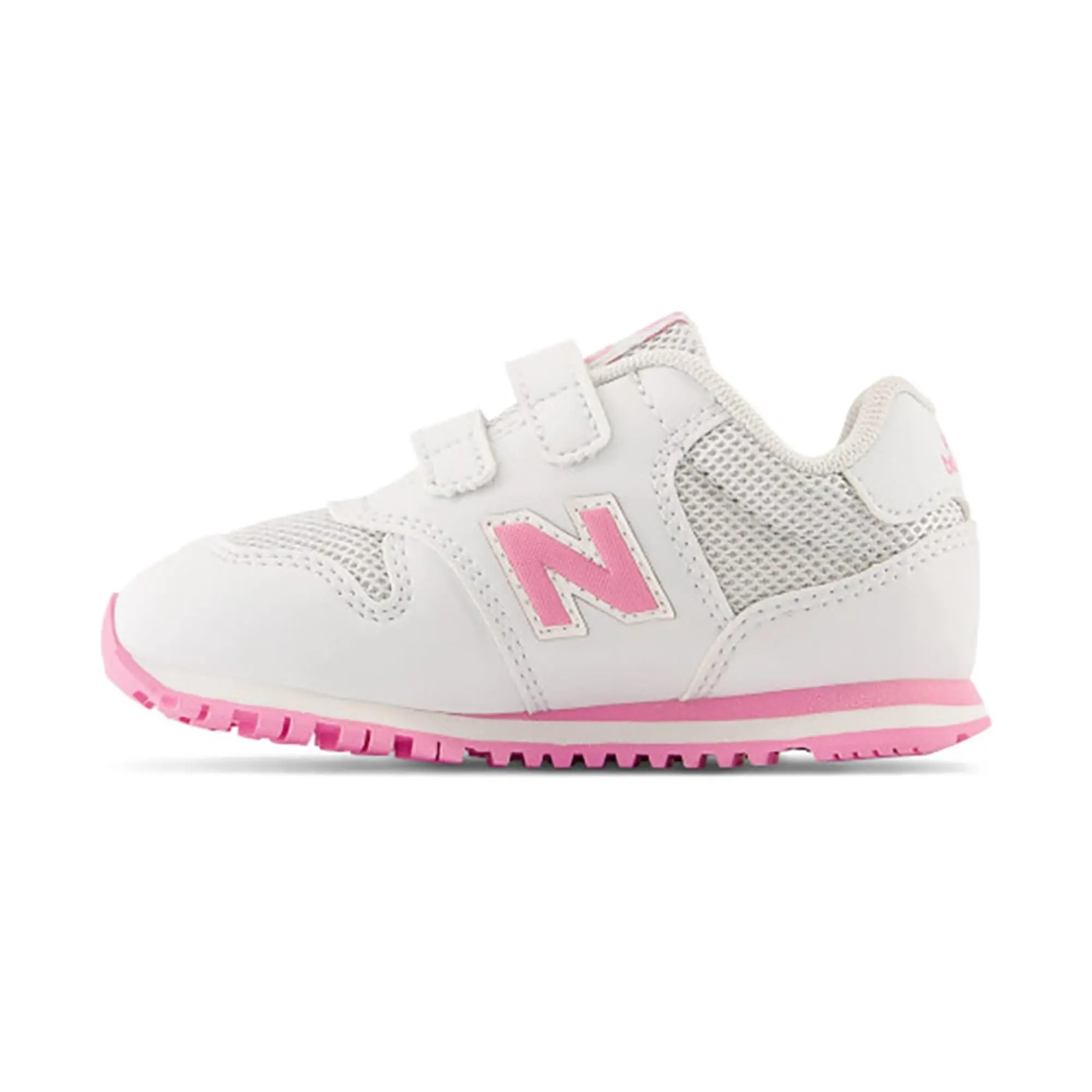New Balance  500  girls's Children's Shoes (Trainers) in White