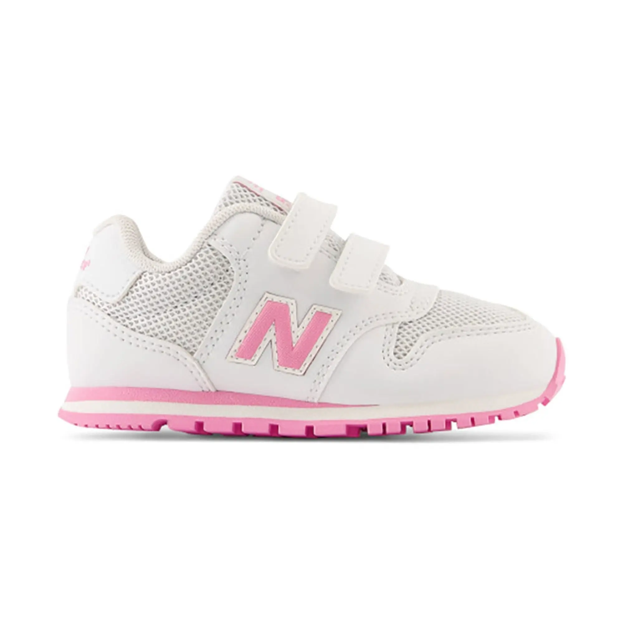 New Balance  500  girls's Children's Shoes (Trainers) in White