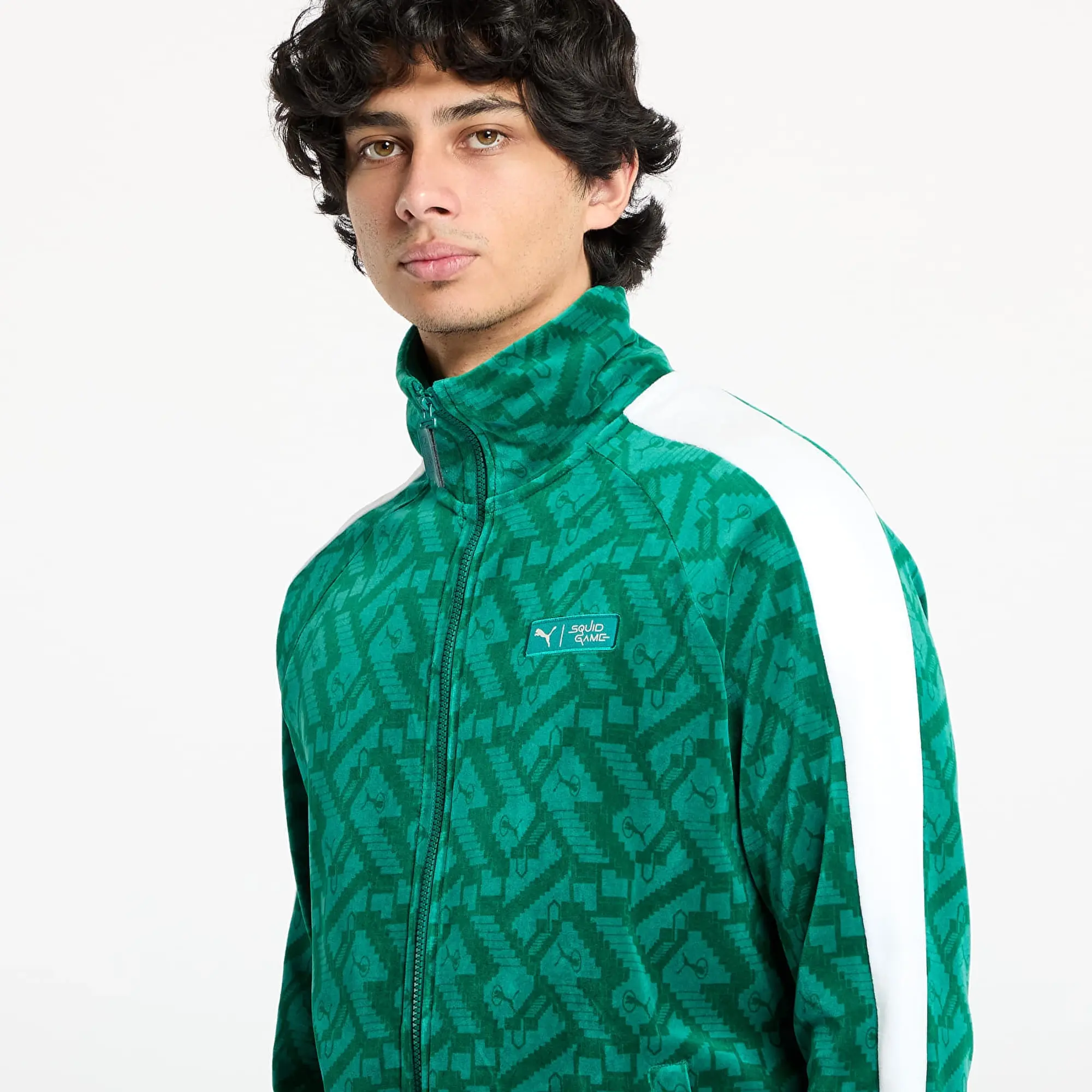 Sweatshirt Puma X Squid Game T7 Iconic Track Jacket Mint Tea Xl
