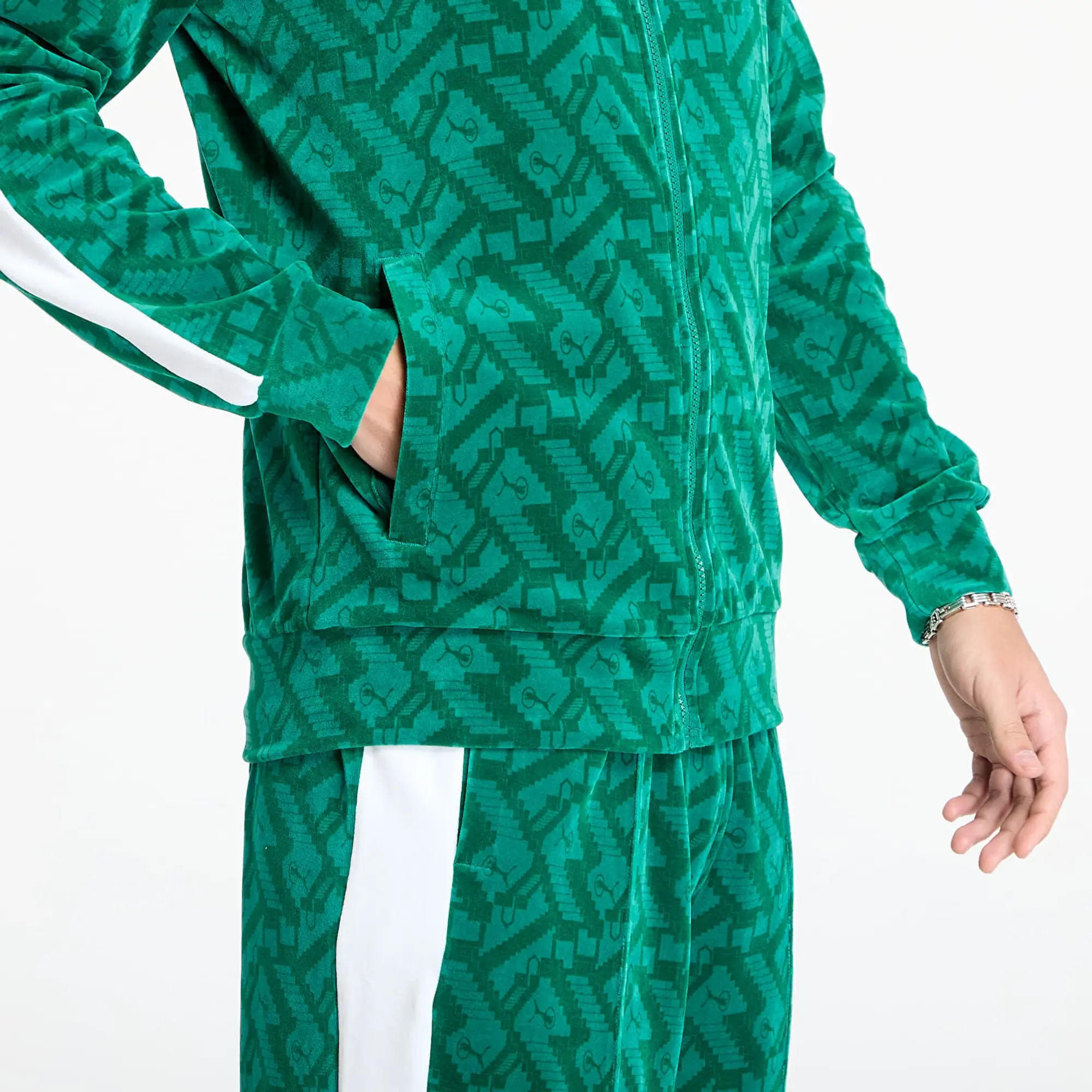 Sweatshirt Puma X Squid Game T7 Iconic Track Jacket Mint Tea Xl