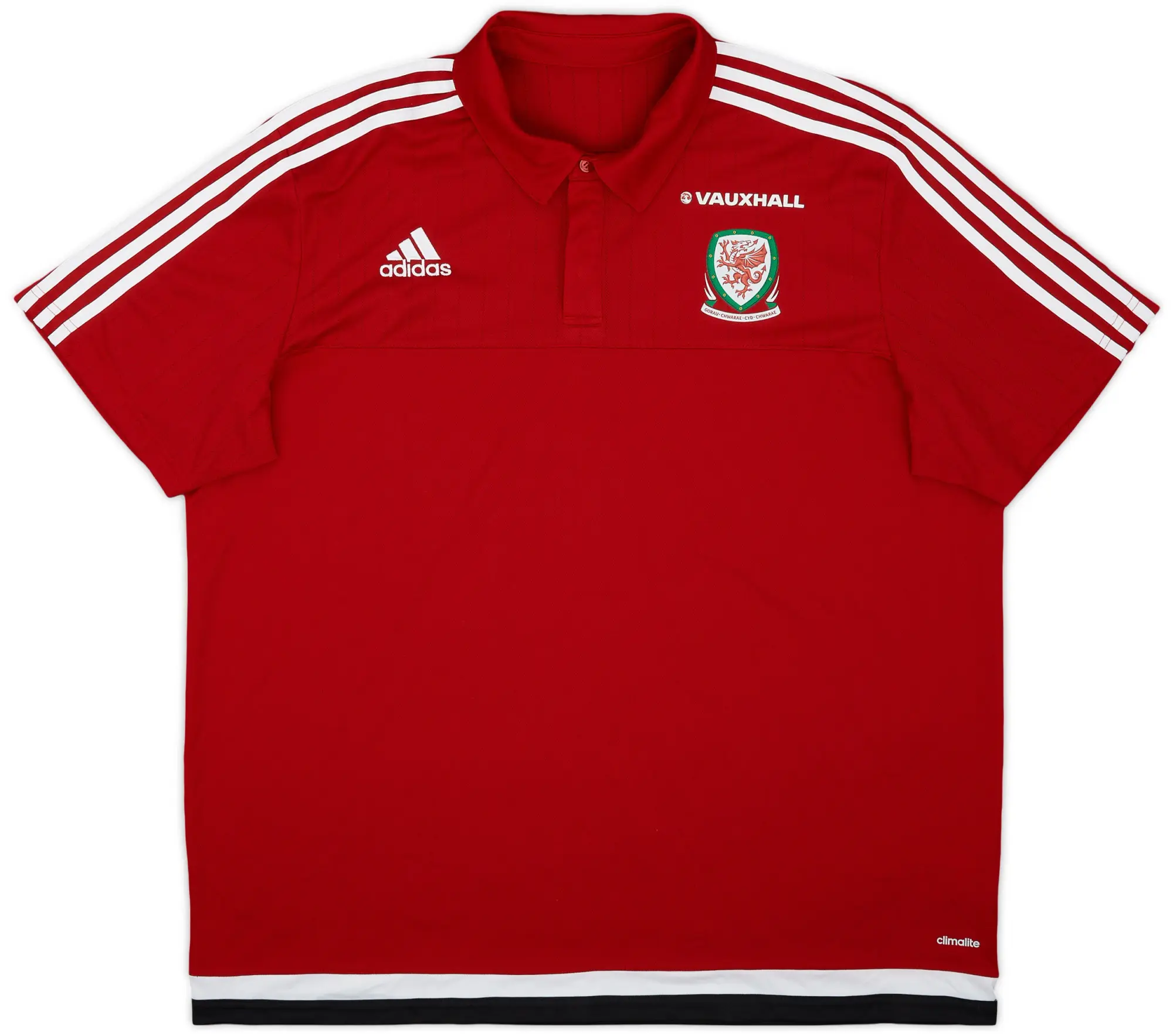 2016-17 Wales adidas Polo Shirt - 9/10 - (XXL)