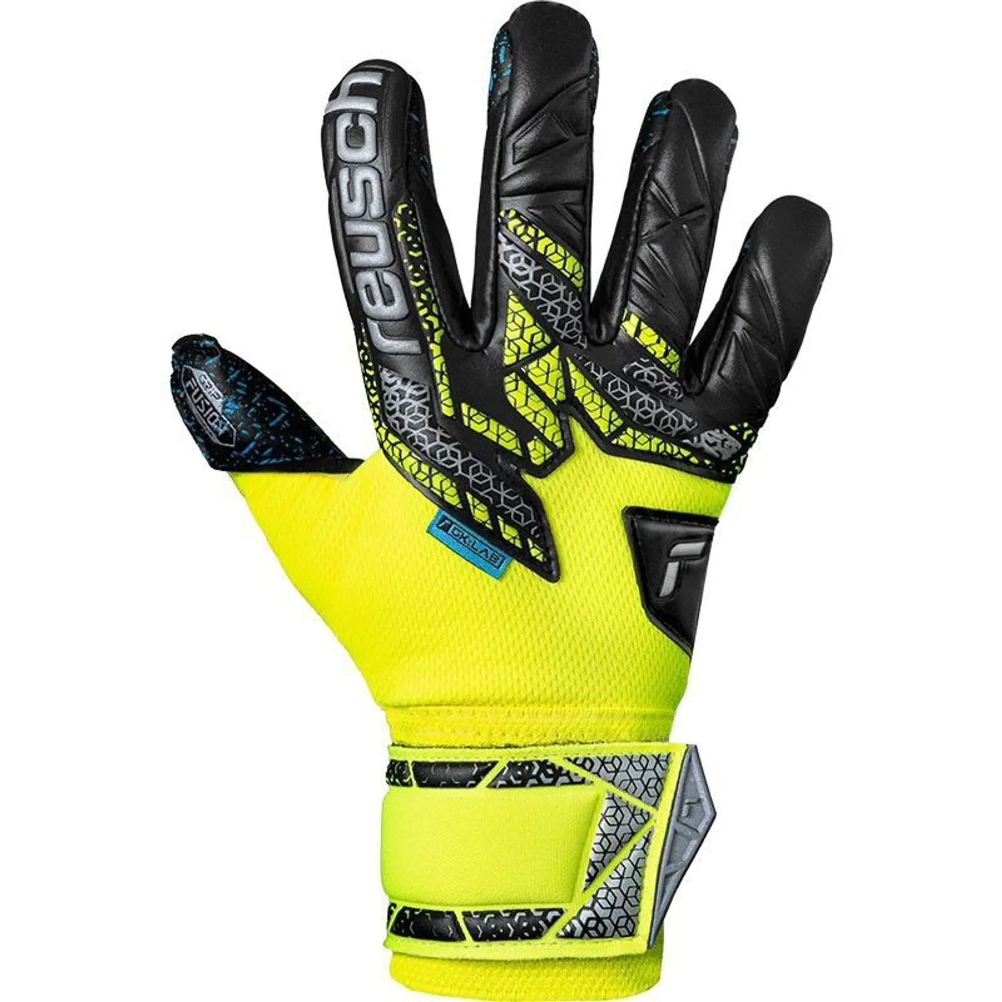 Reusch Goalkeeper Gloves Attrakt Fusion Guardian Gk:Lab - ['Yellow']