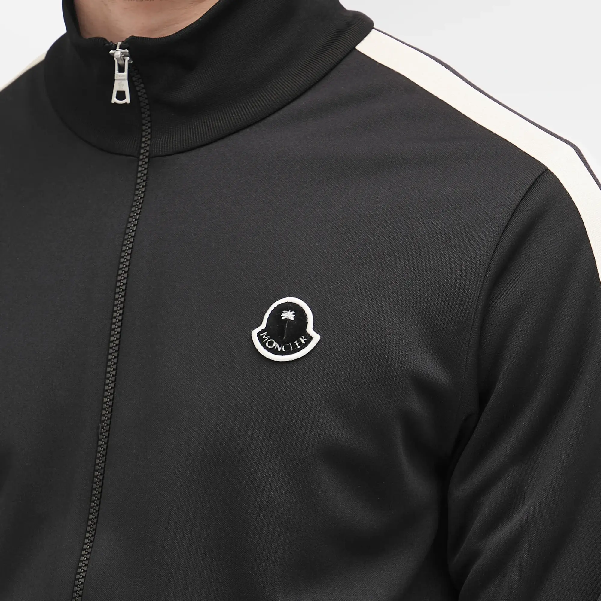 Moncler Men's Genius x Palm Angels Track Jacket Black