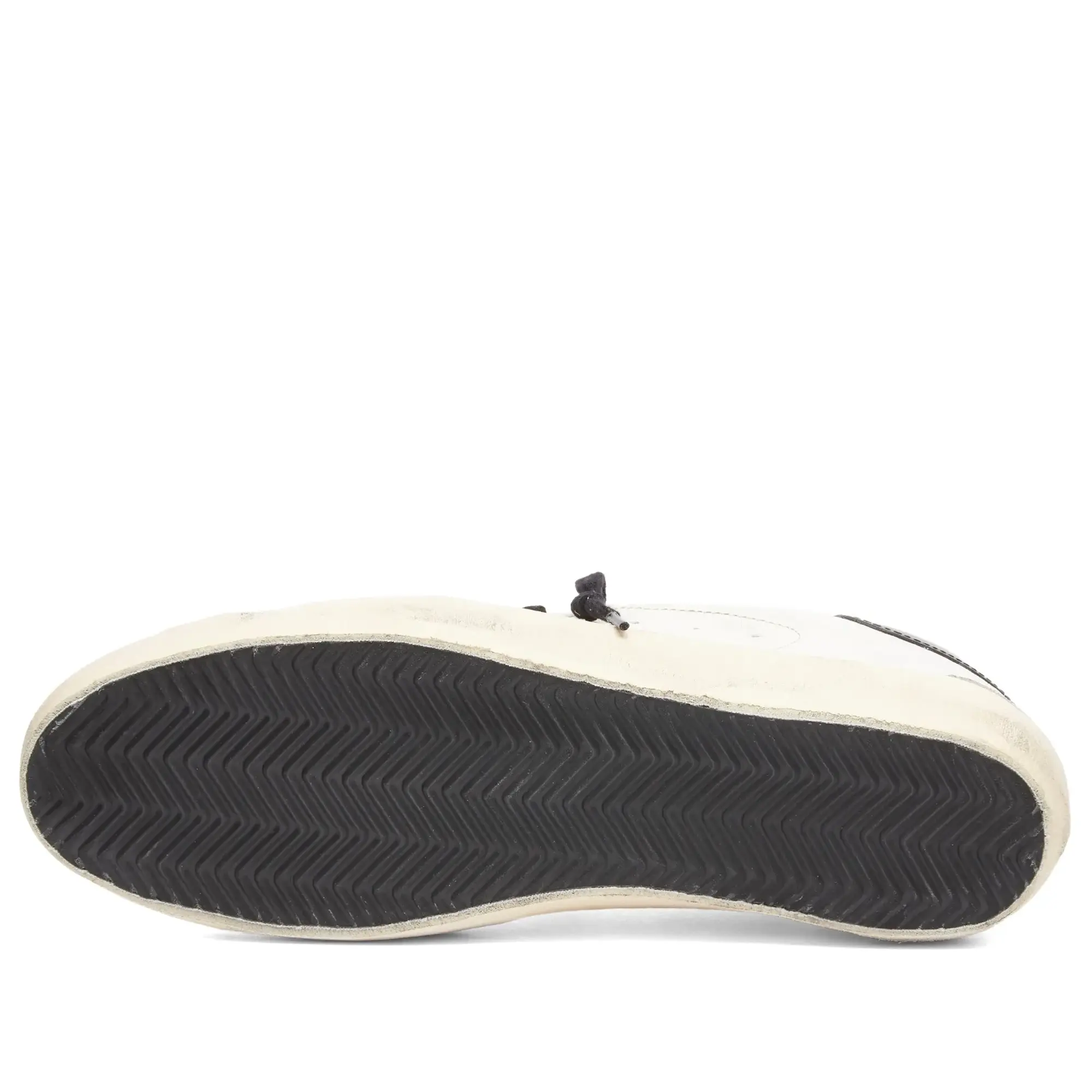 Golden Goose Men's Super Star Leather Sneaker White/Grey/Black