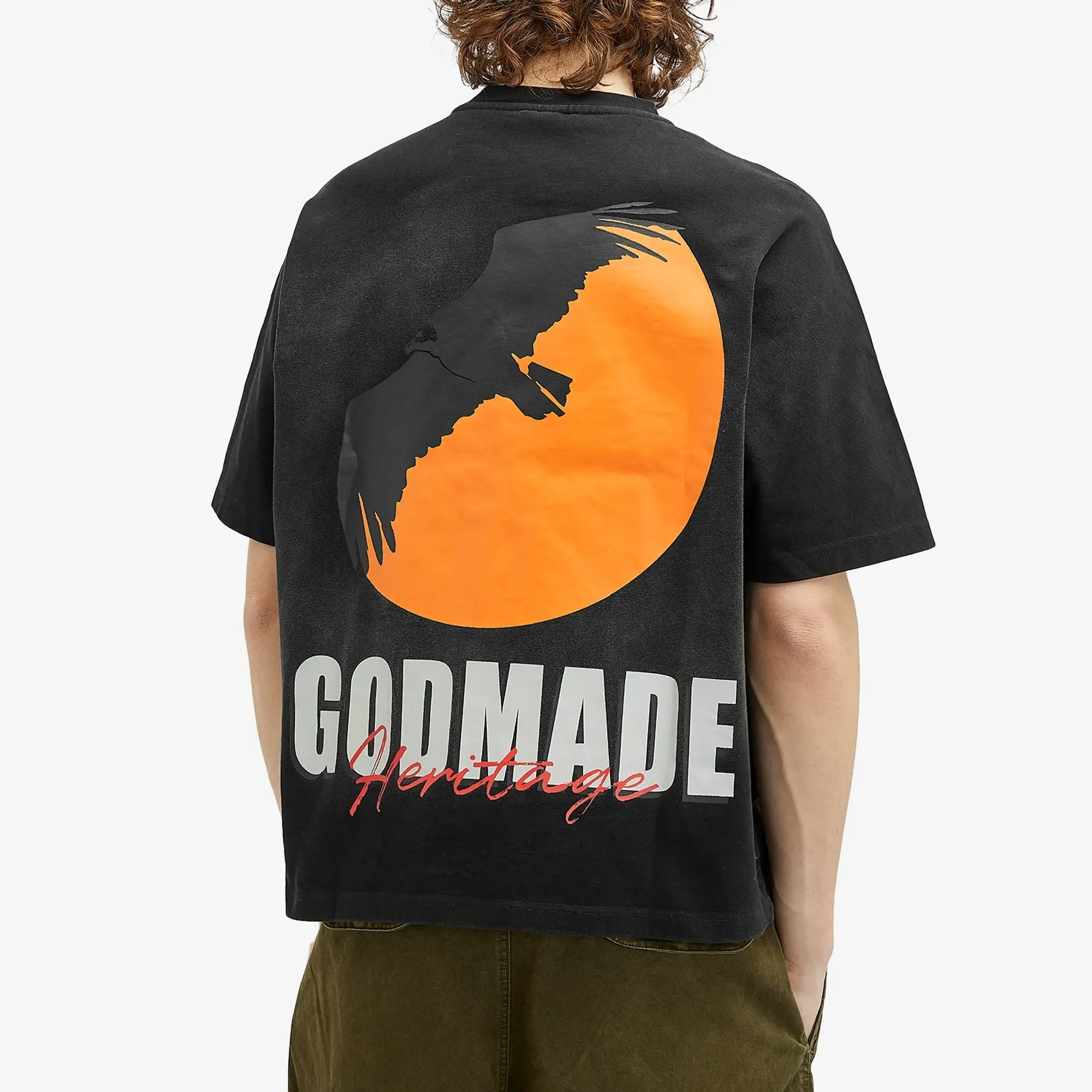God Made Men's Heritage T-Shirt Black