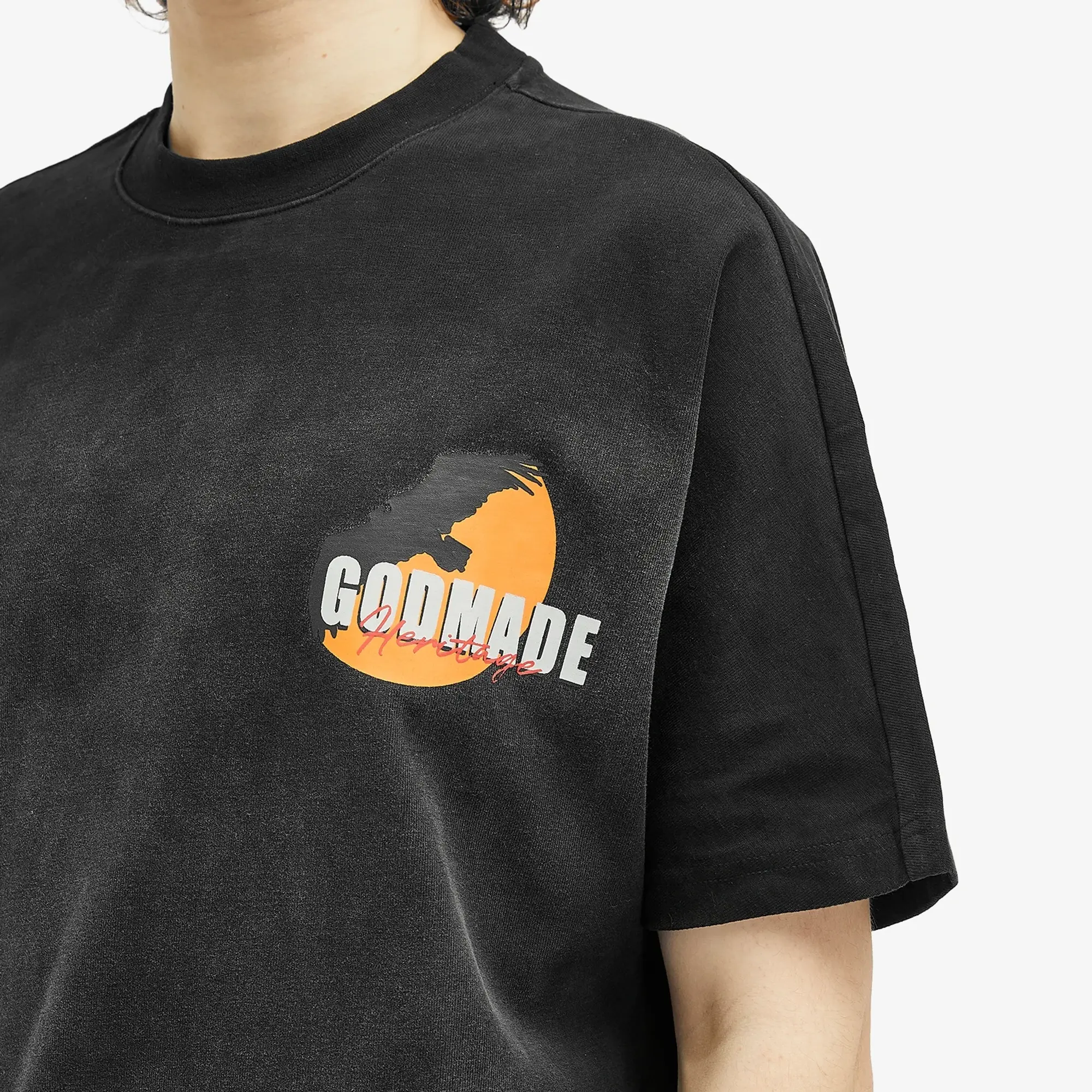God Made Men's Heritage T-Shirt Black