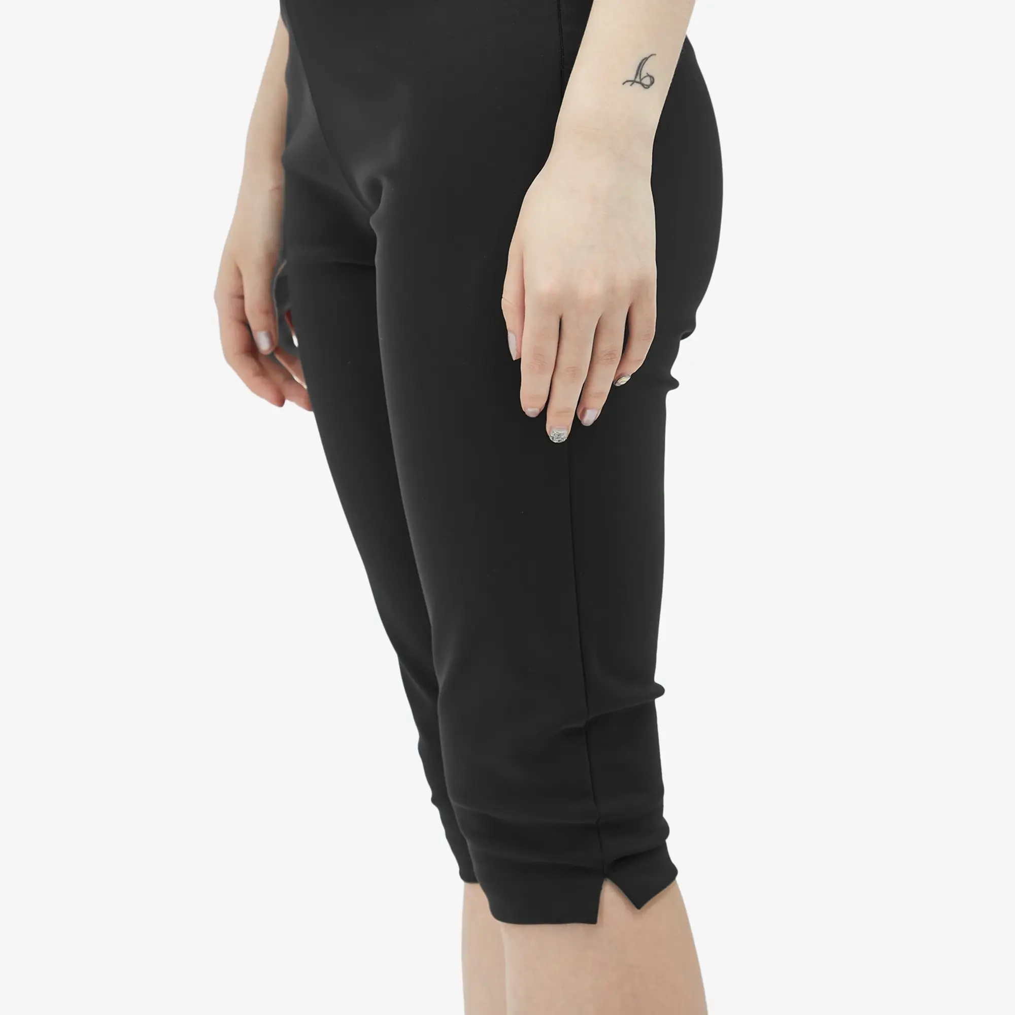 Róhe Women's Capri Scuba Trousers Black