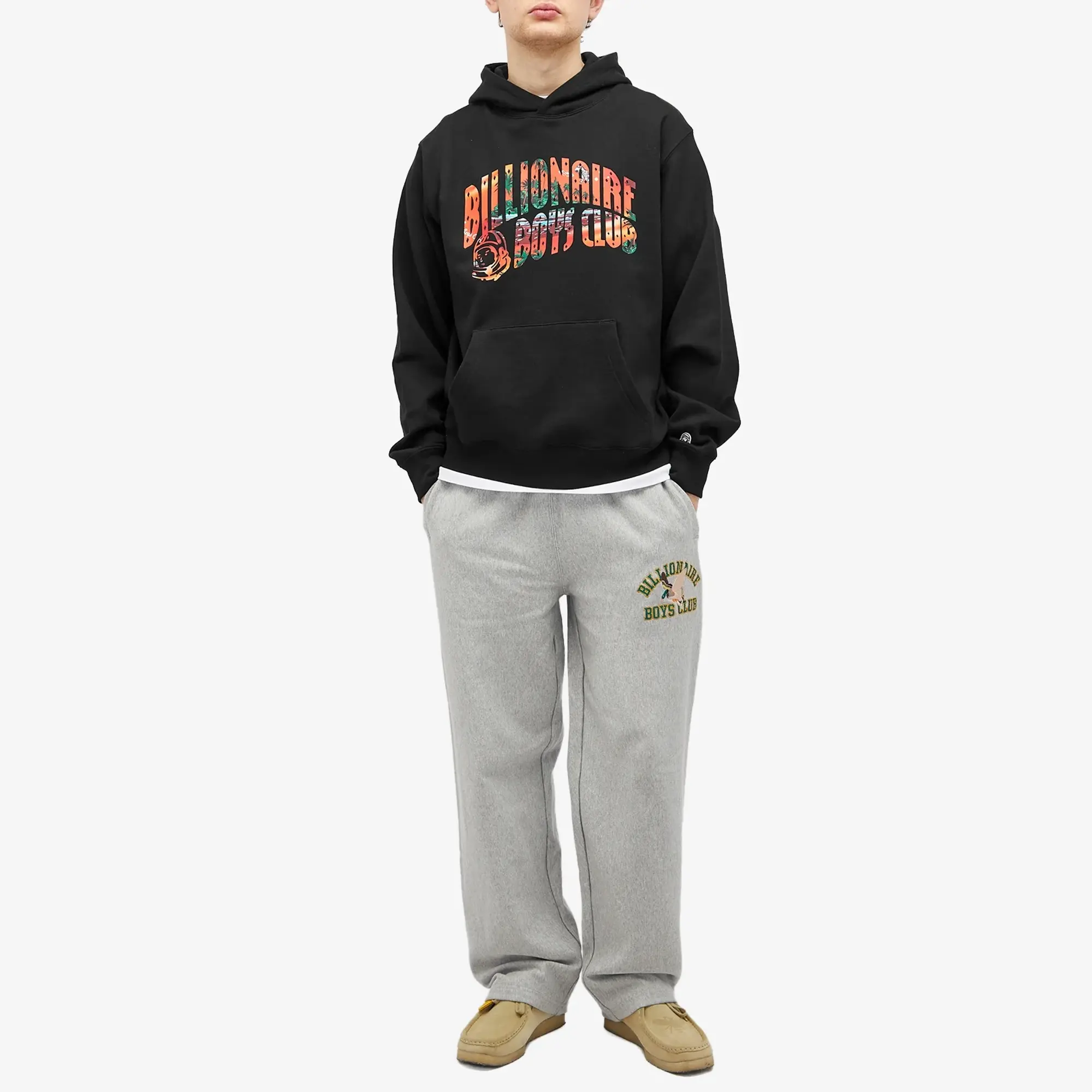 Billionaire Boys Club Men's Tropical Arch Logo Hoodie Black