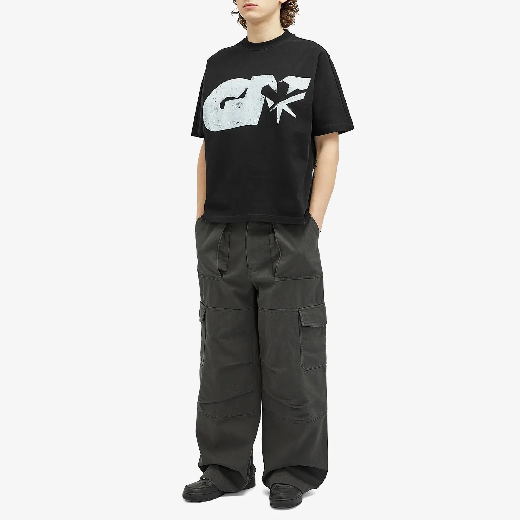 God Made Men's GM Nail T-Shirt Black