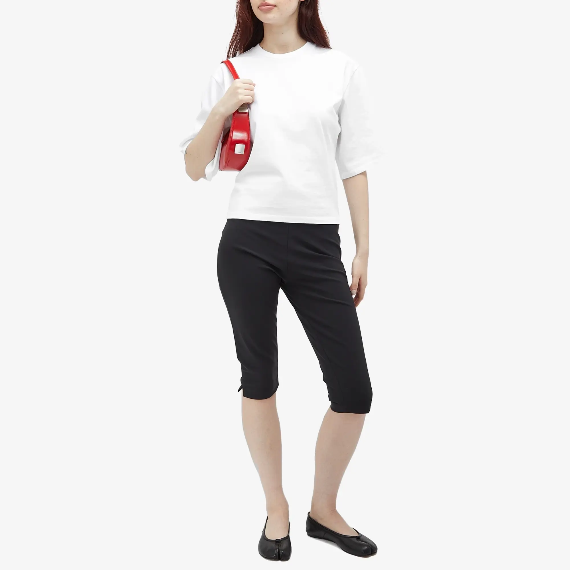 Róhe Women's Logo Fitted T-Shirt Optic White