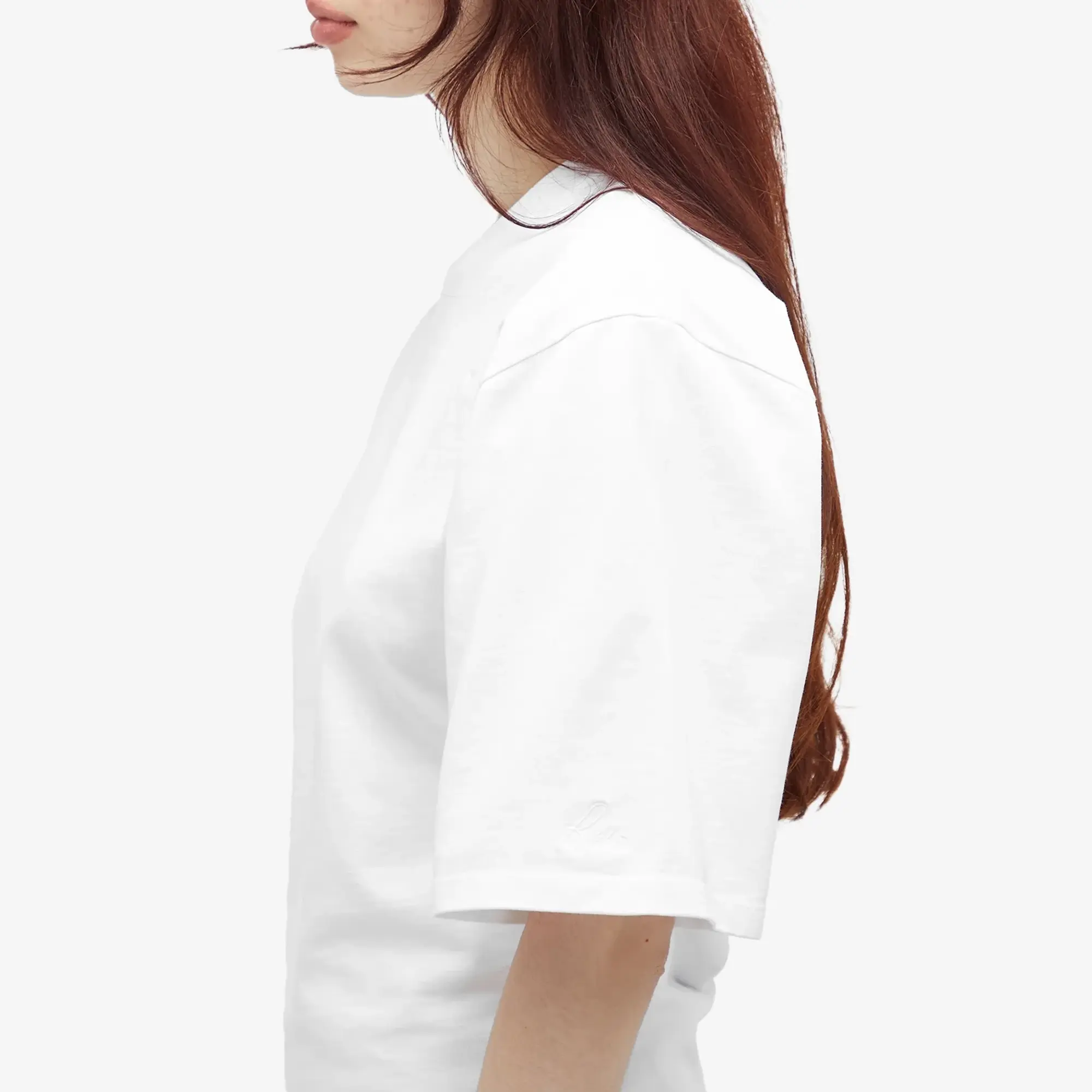 Róhe Women's Logo Fitted T-Shirt Optic White