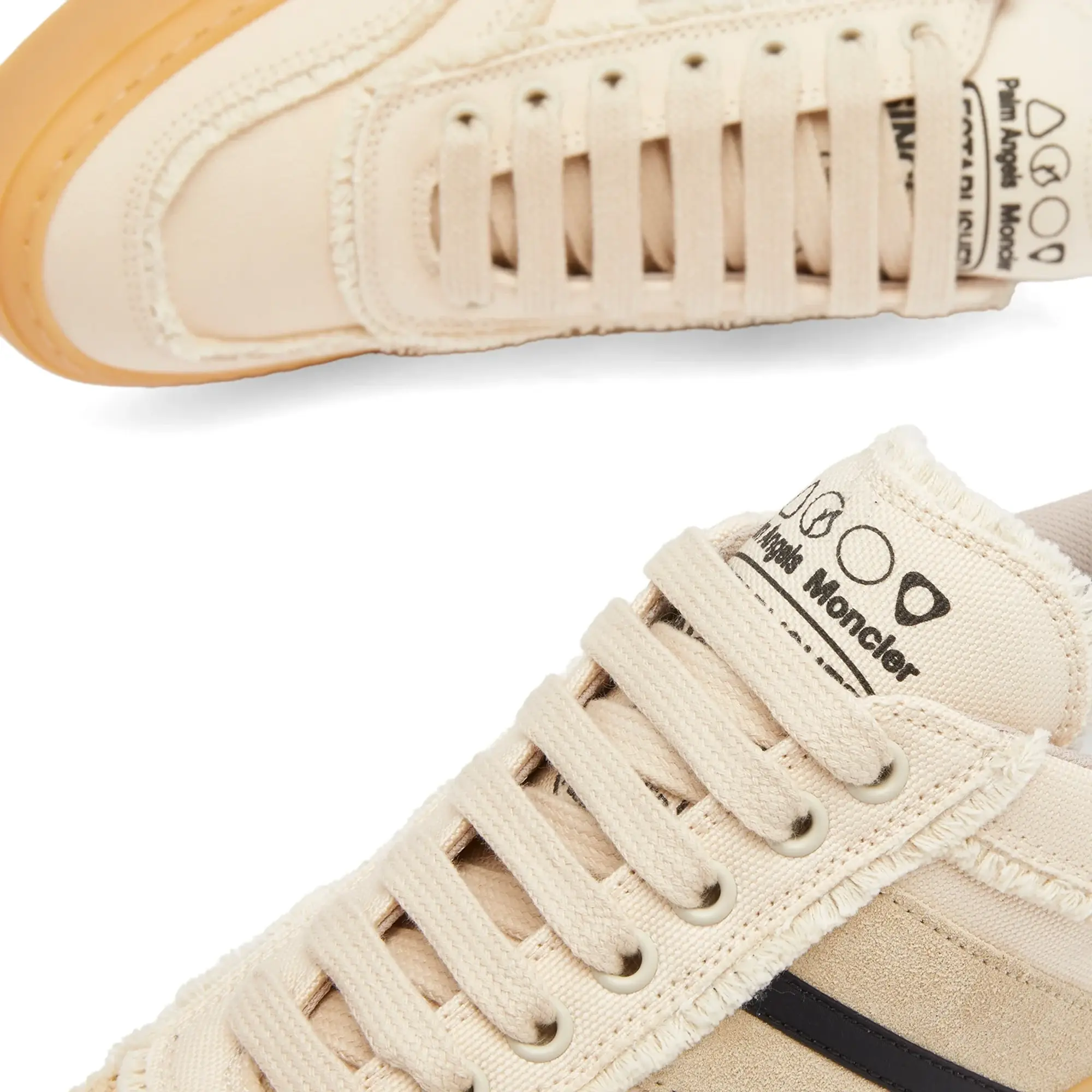 Moncler Men's Genius x Palm Angels Monaco 2 Sneakers Neutrals