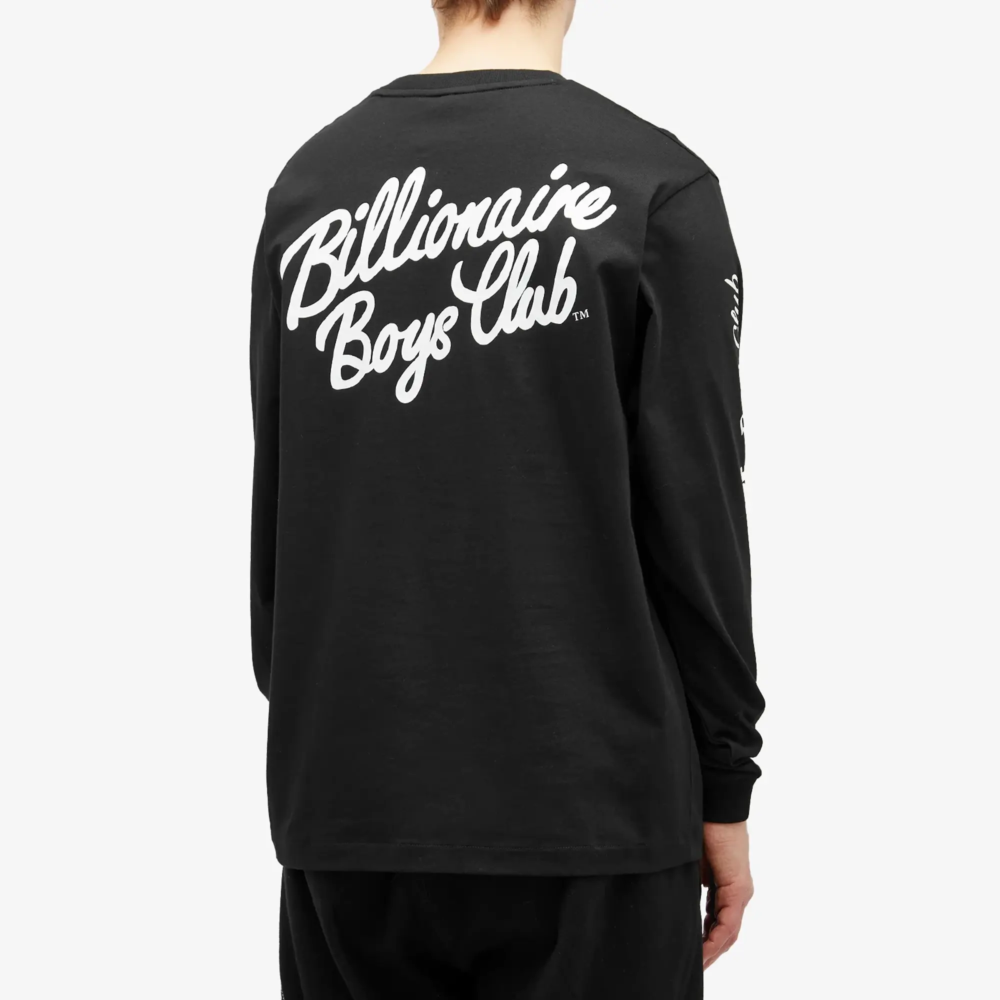 Billionaire Boys Club Men's Multi Print Long Sleeve T-Shirt Black