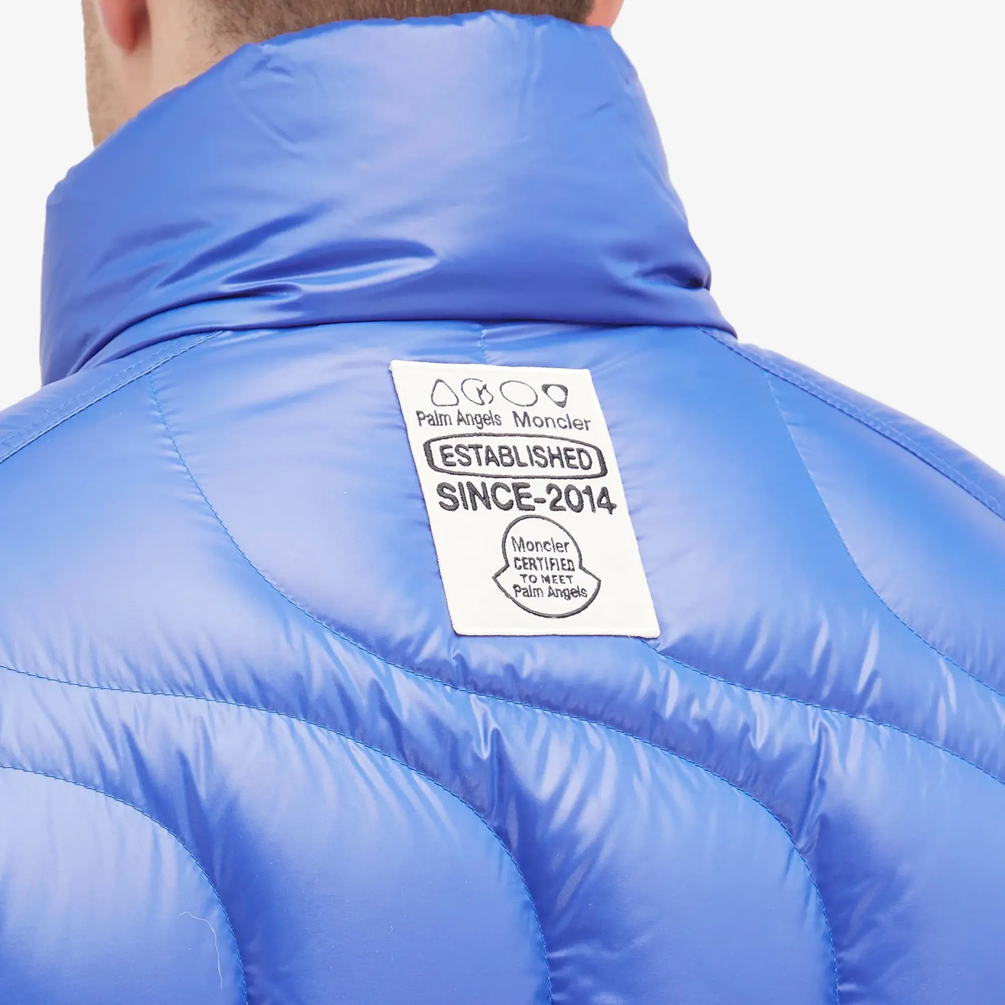 Moncler Men's Genius x Palm Angels Haunani Jacket Blue
