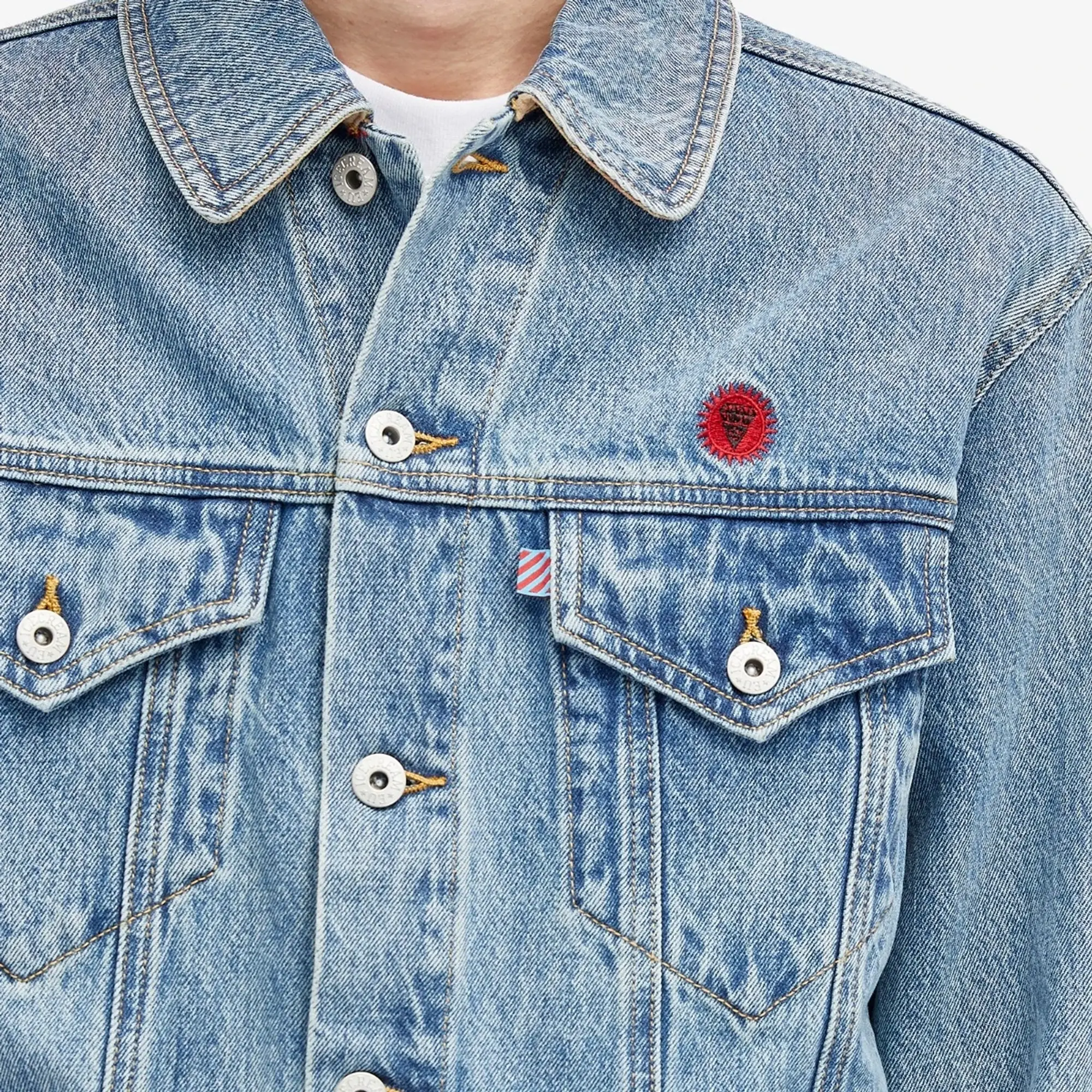 ICECREAM Denim Truck Jacket - Blue - Mens