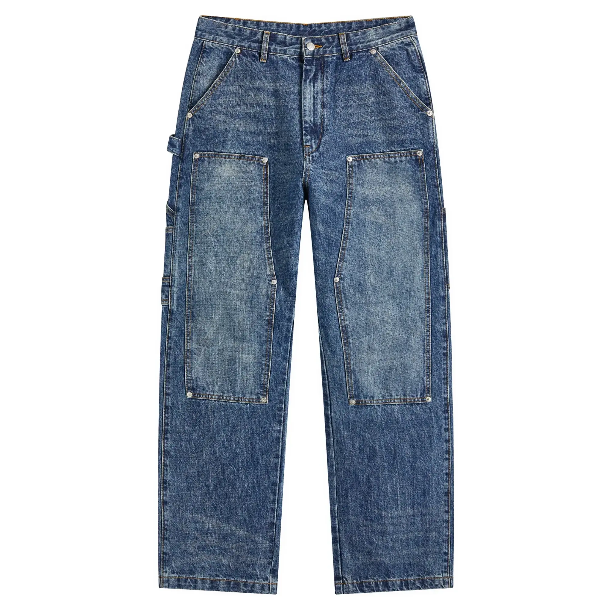 Billionaire Boys Club Men's Denim Carpenter Pants Vintage Wash