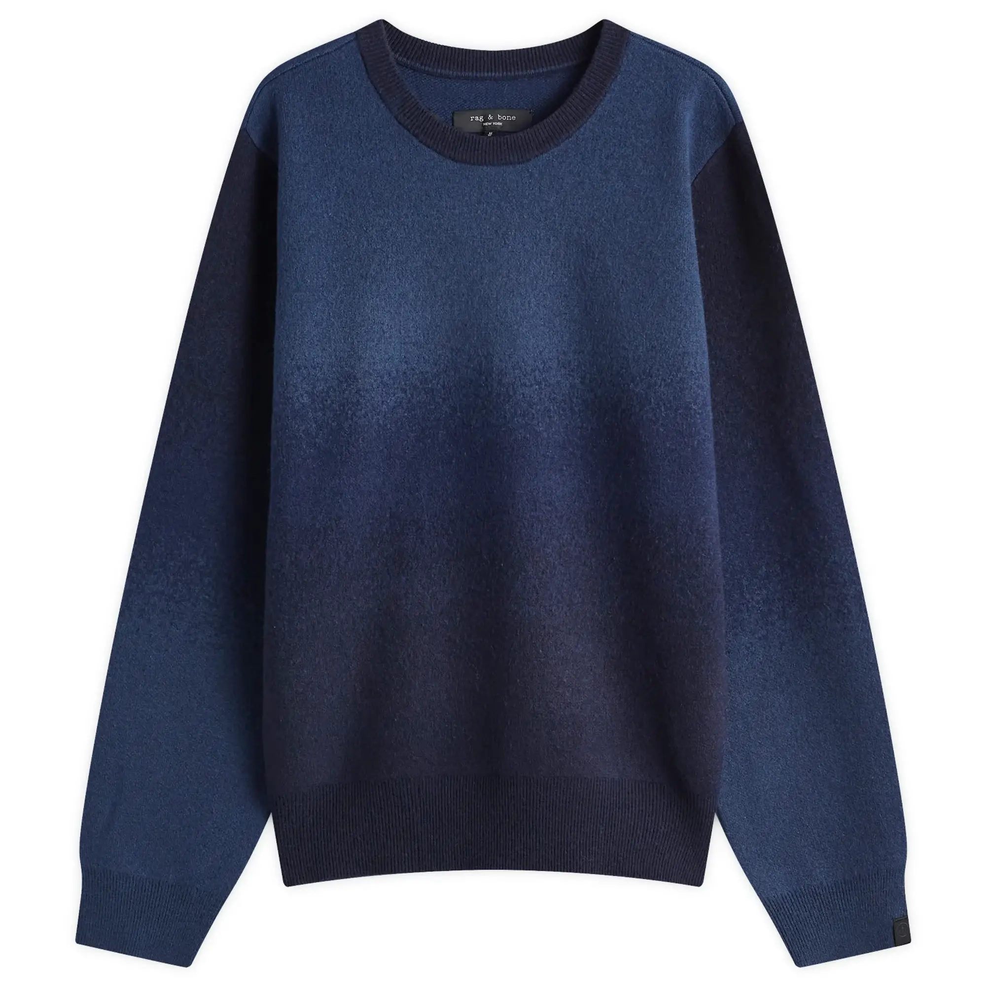 Rag & Bone Men's Downing Cashmere Blend Crew Navymult