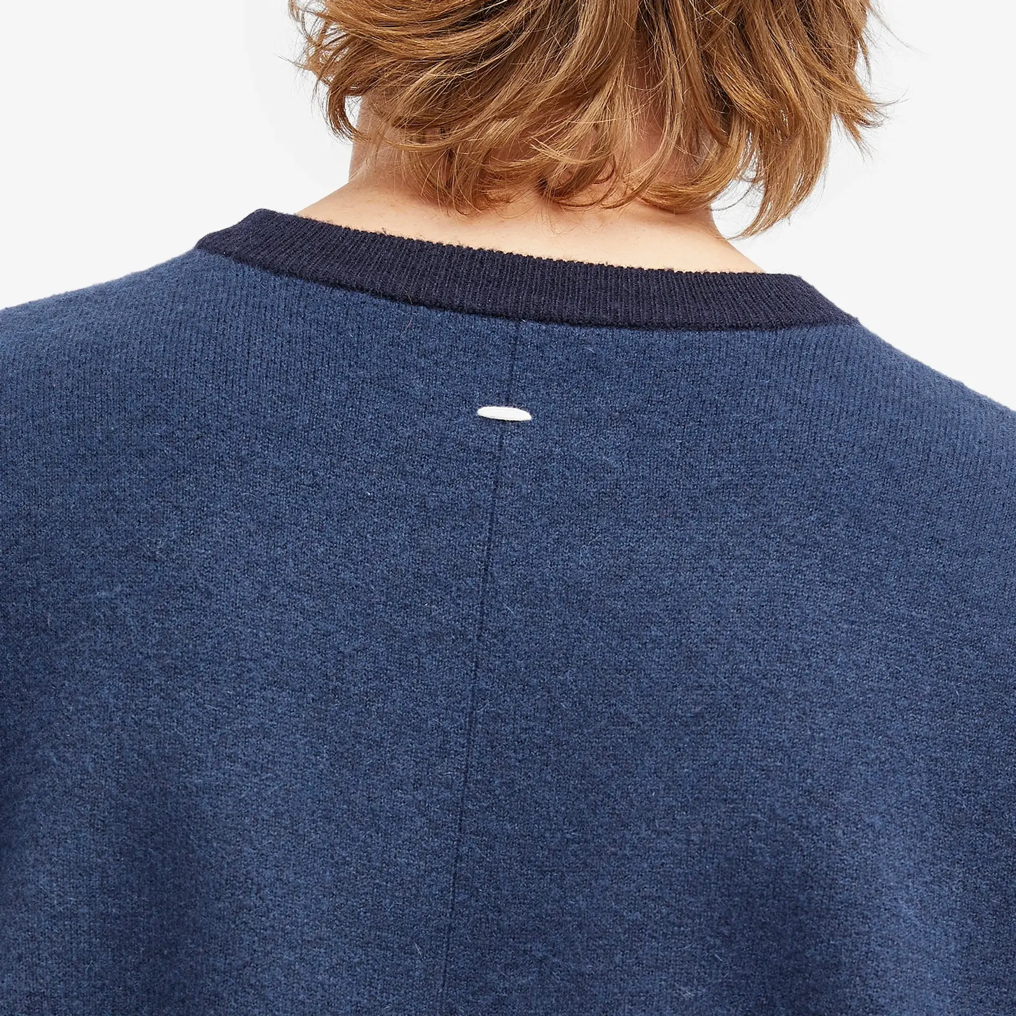Rag & Bone Men's Downing Cashmere Blend Crew Navymult