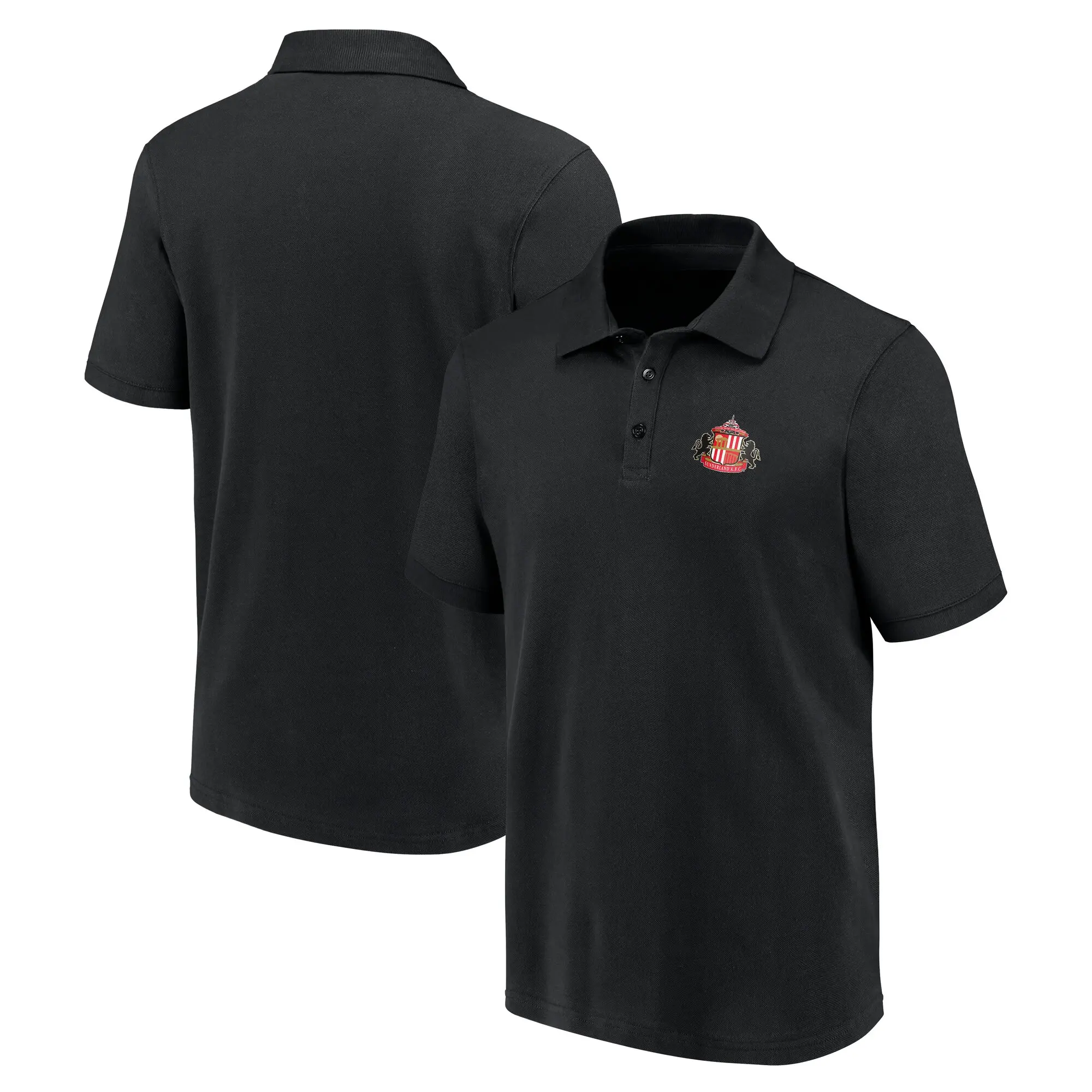 Fanatics Sunderland Logo Polo - Black - Mens