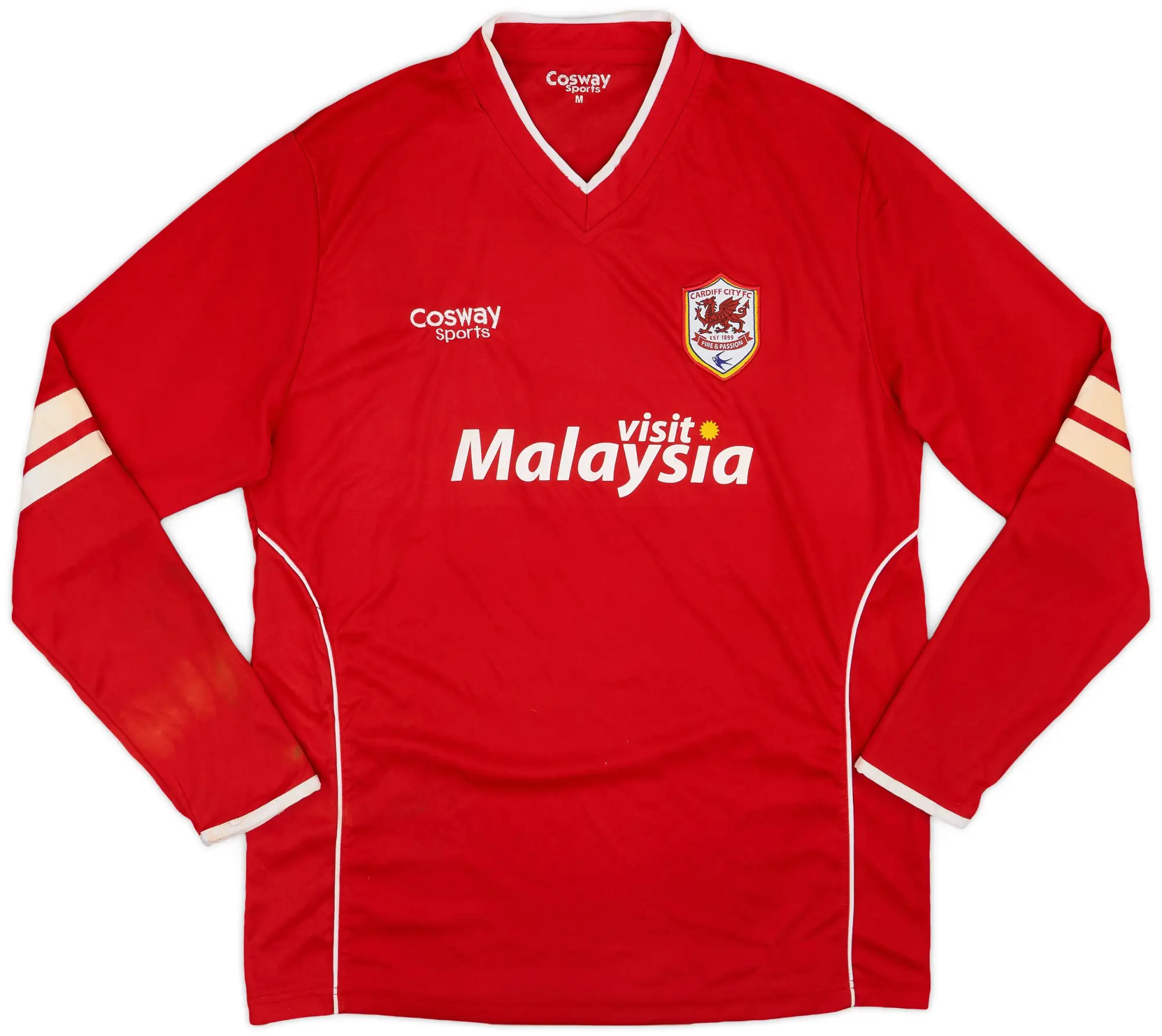 2014-15 Cardiff Home/Away L/S Shirt - 5/10 - (M)