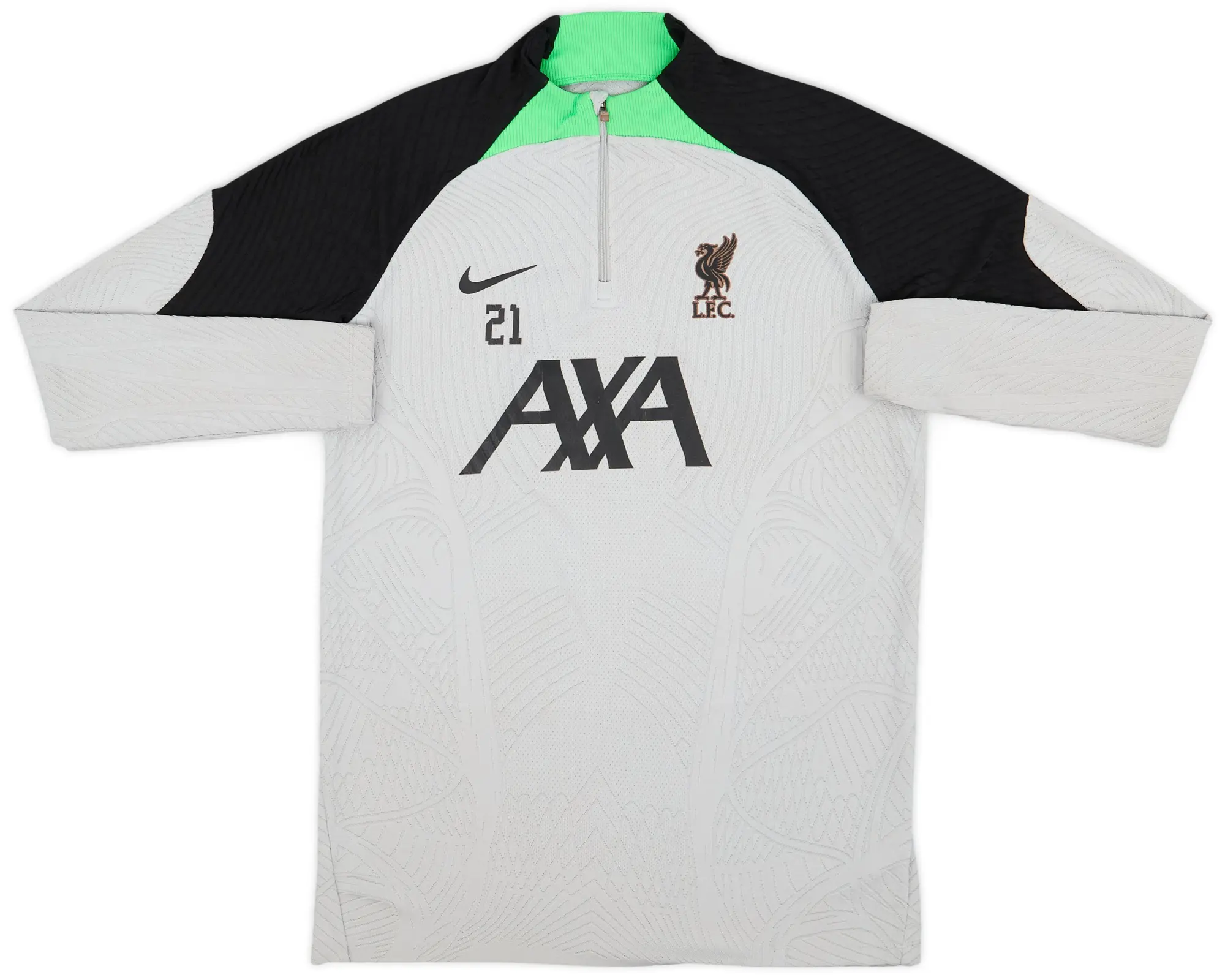 Nike 2023-24 Liverpool Player Issue 1/4 Zip Training Top #21 (Tsimikas) - 5/10 - (M)