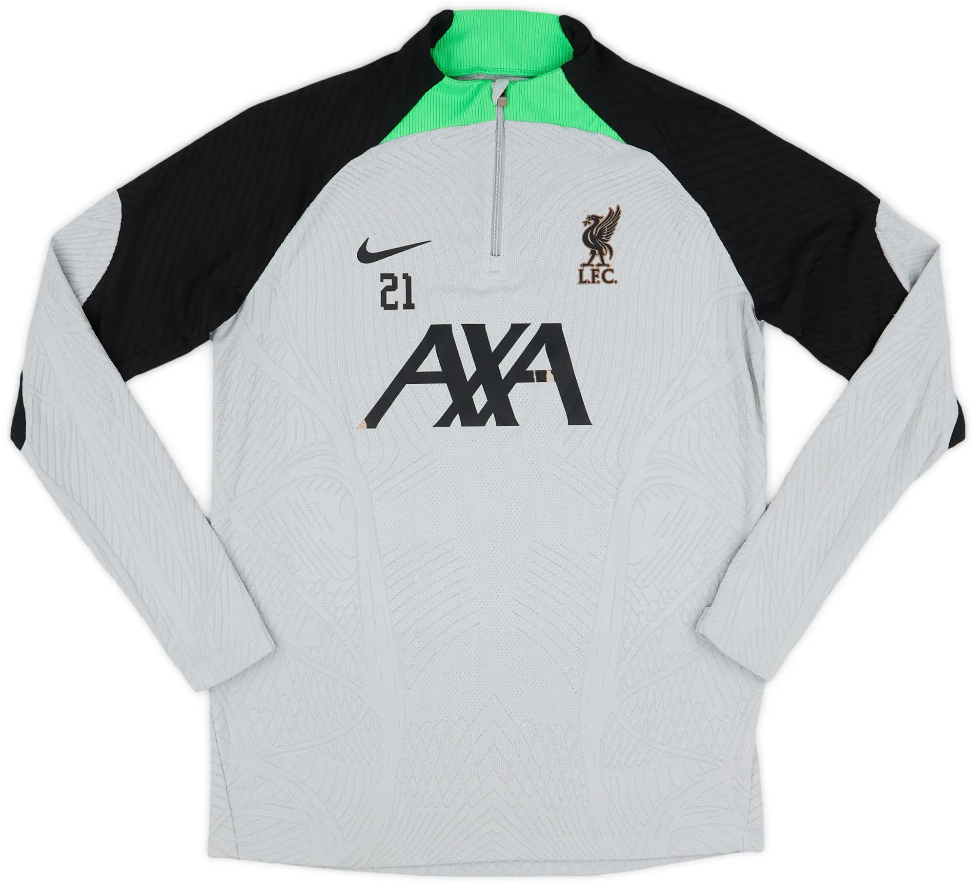 Nike 2023-24 Liverpool Player Issue 1/4 Zip Training Top #21 (Tsimikas) - 5/10 - (M)