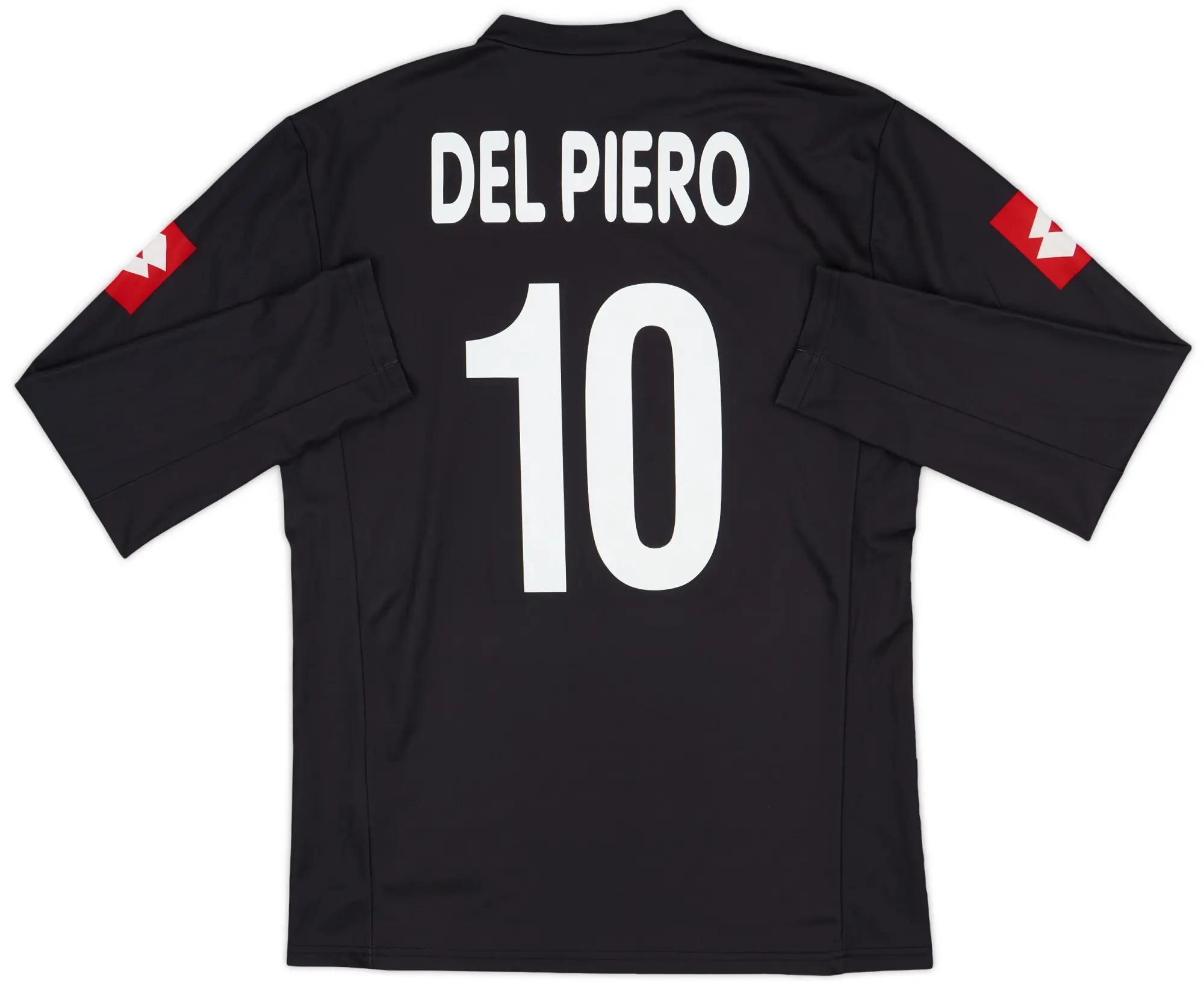 Lotto 2001-02 Juventus CL Away L/S Shirt Del Piero #10 - 9/10 - (L)