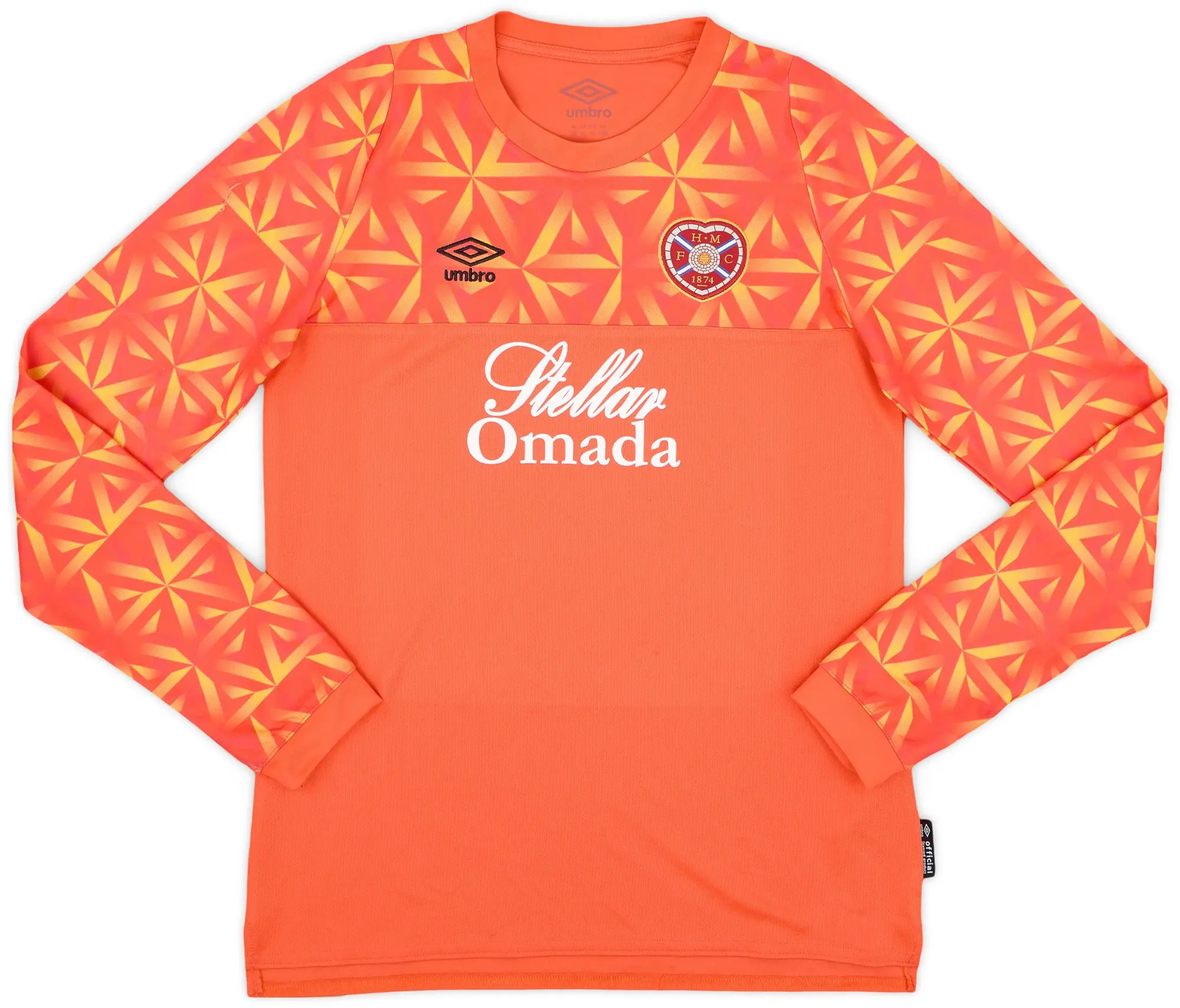 Umbro 2022-23 Hearts GK Shirt - 7/10 - (XL.Boys)
