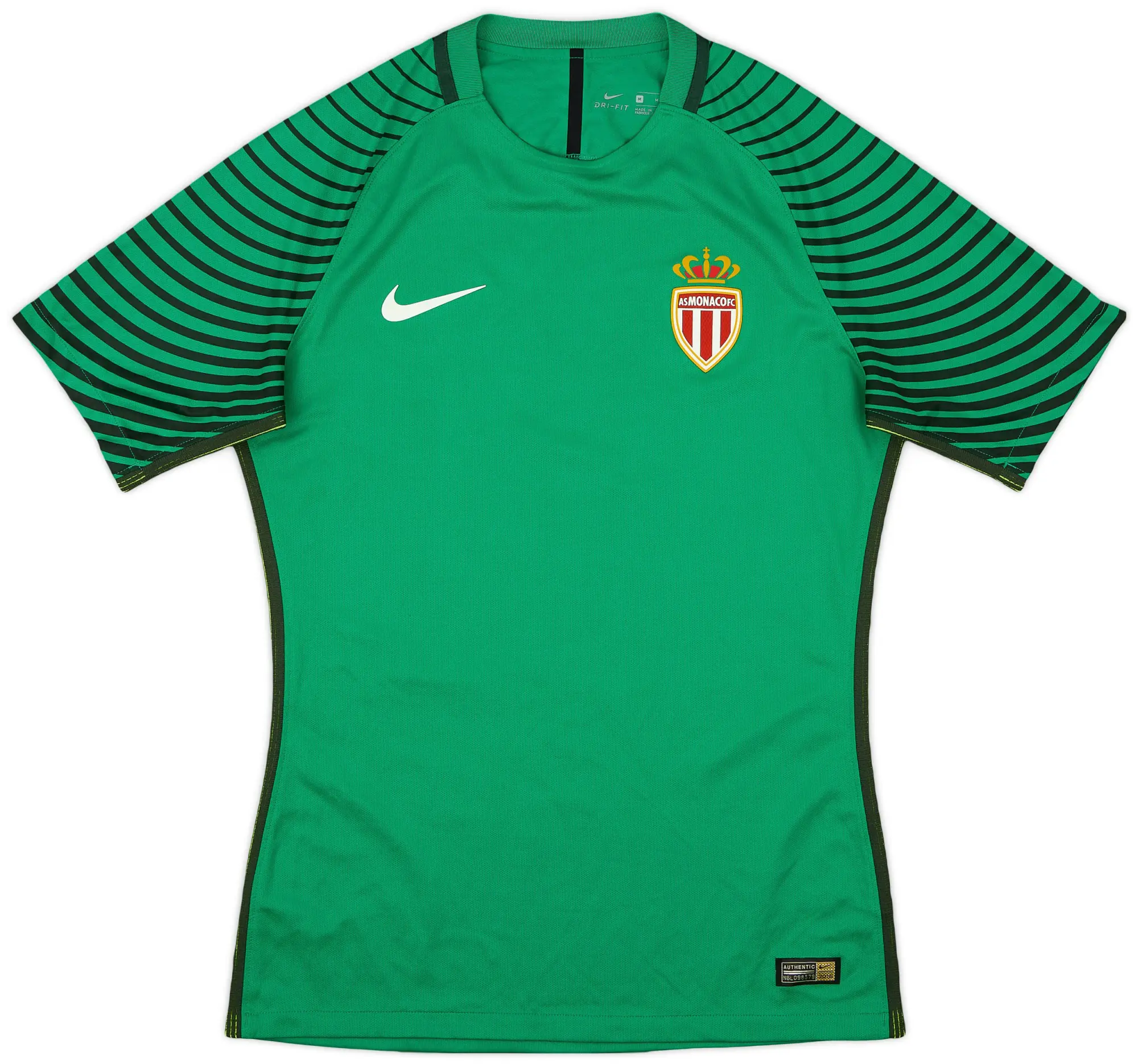 Nike 2016-17 Monaco Authentic S/S GK Shirt - 8/10 - (M)